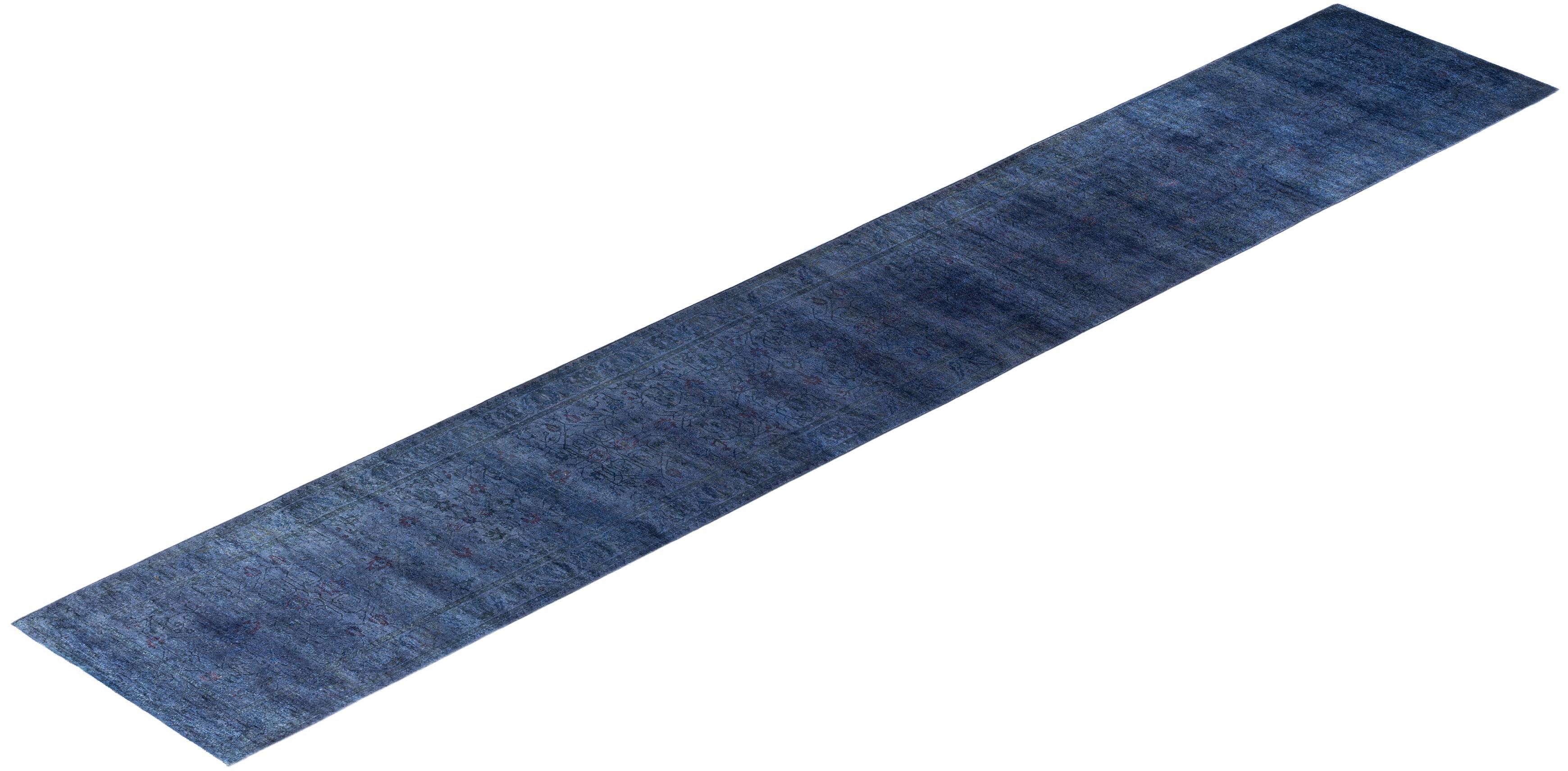Runner Navy in lana unica sovratinto 2' 7
