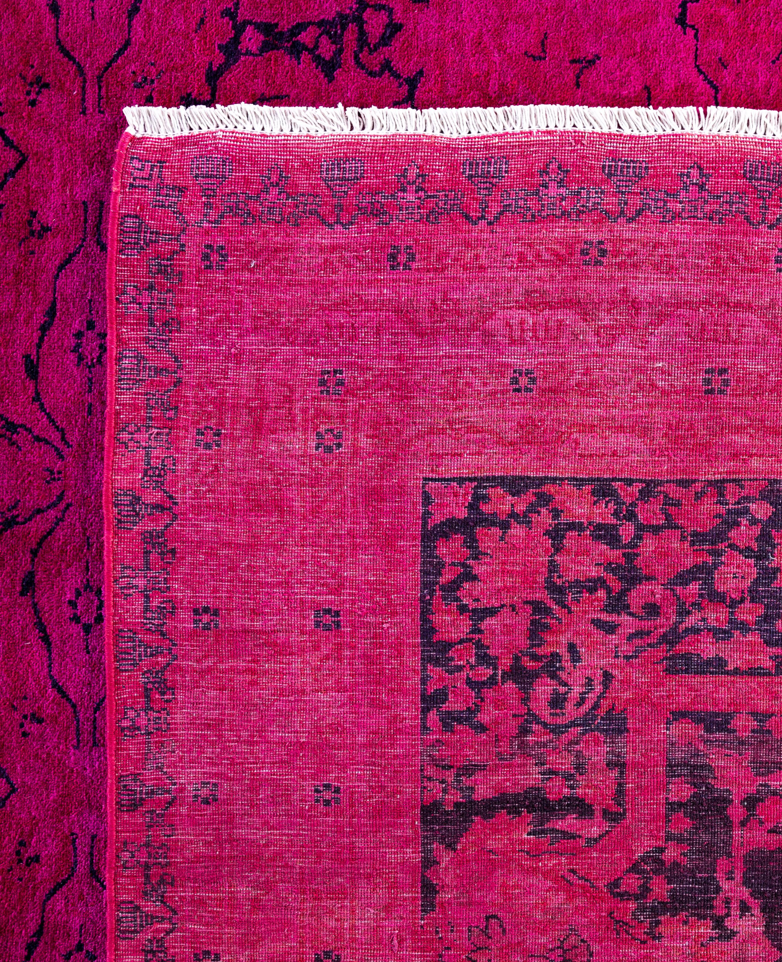 Tappeto da giardino Overdyed One of a-Kind Wool Pink 12' 1