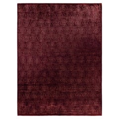 Tappeto rosso Overdyed One-of-a-Kind Wool 9' 1" x 11' 9"