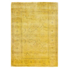 Tappeto giallo Overdyed One-of-a-Kind Wool 4' 2" x 5' 9"