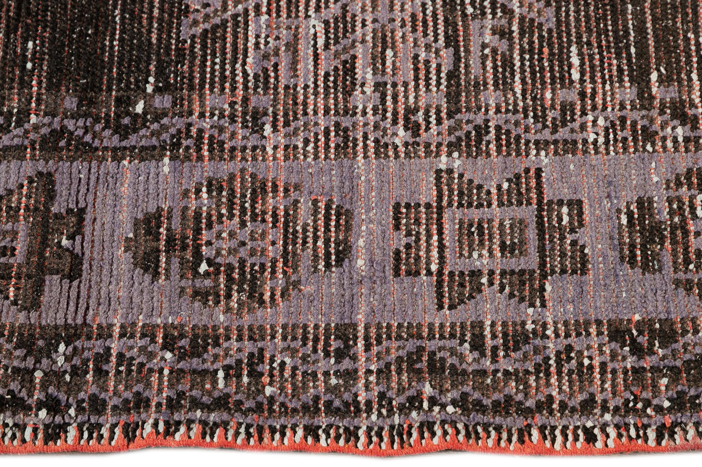 Mid-20th Century Overdyed Runner Rug For Sale