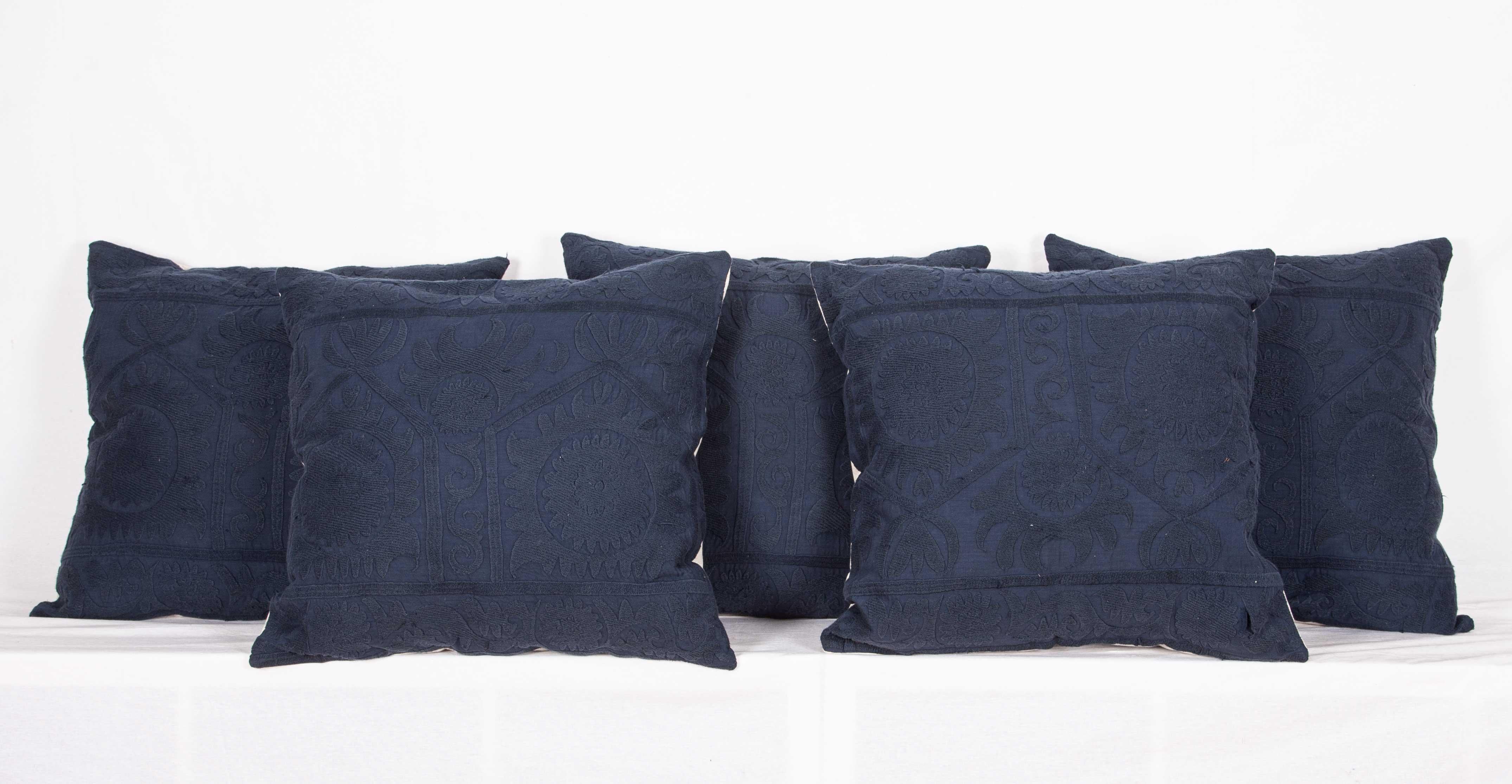 These Suzani pillow cases fashioned from vintage Suzanis that are overdyed. The results are here, a minimalist look with some texture.
Linen in the back
Zipper closure
Dry cleaning is recommended
Measures: 55 x 57 cm/21.65 x 22.44 in
56 x 58 cm/