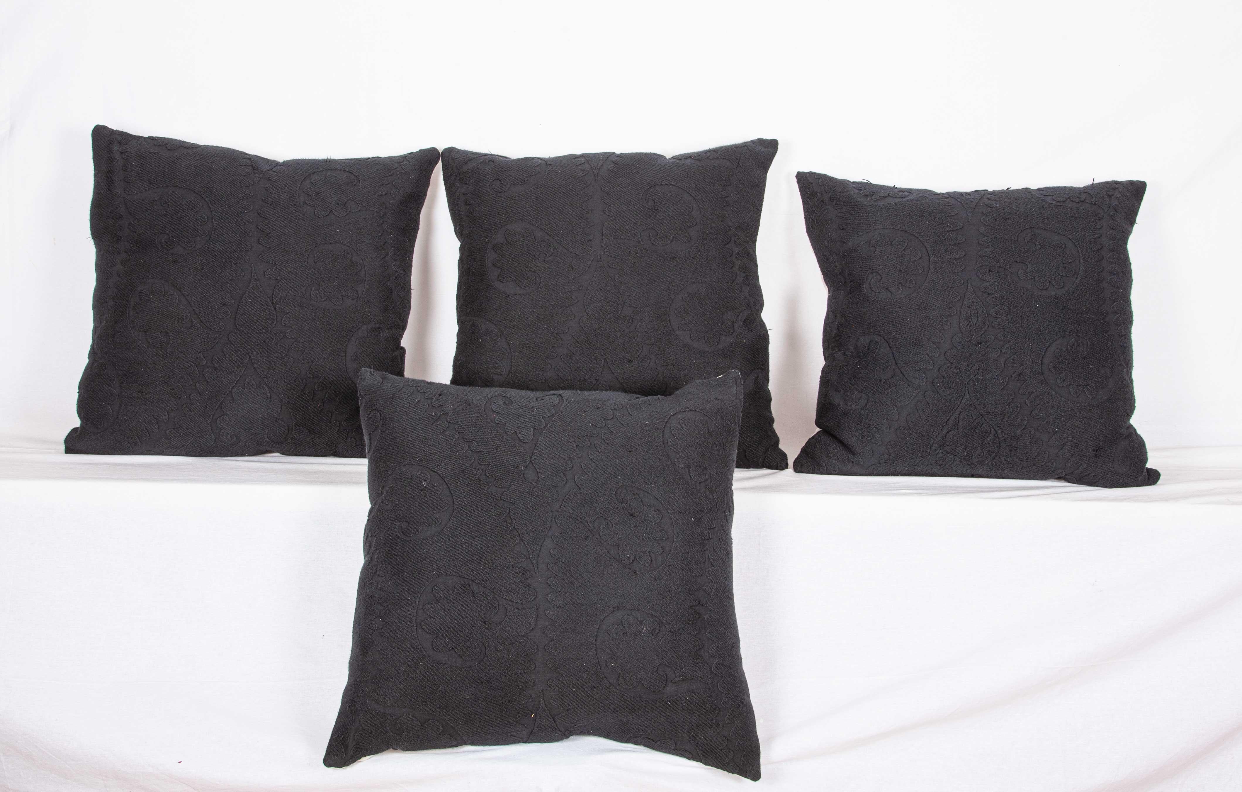 These Suzani pillow cases fashioned from vintage Suzanis that are overdyed. The results are here, a minimalist look with some texture.
Linen in the back
Zipper closure
Dry cleaning is recommended

Measures: 60 x 60 cm / 23.62 x 23.62 in.
60 x