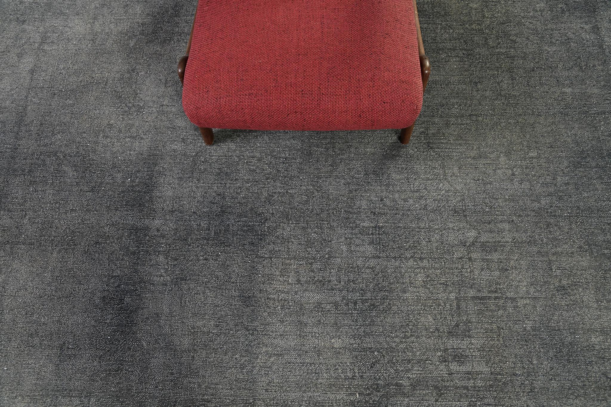 Afghan Overdyed Vintage Style Mamluk Revival Rug For Sale