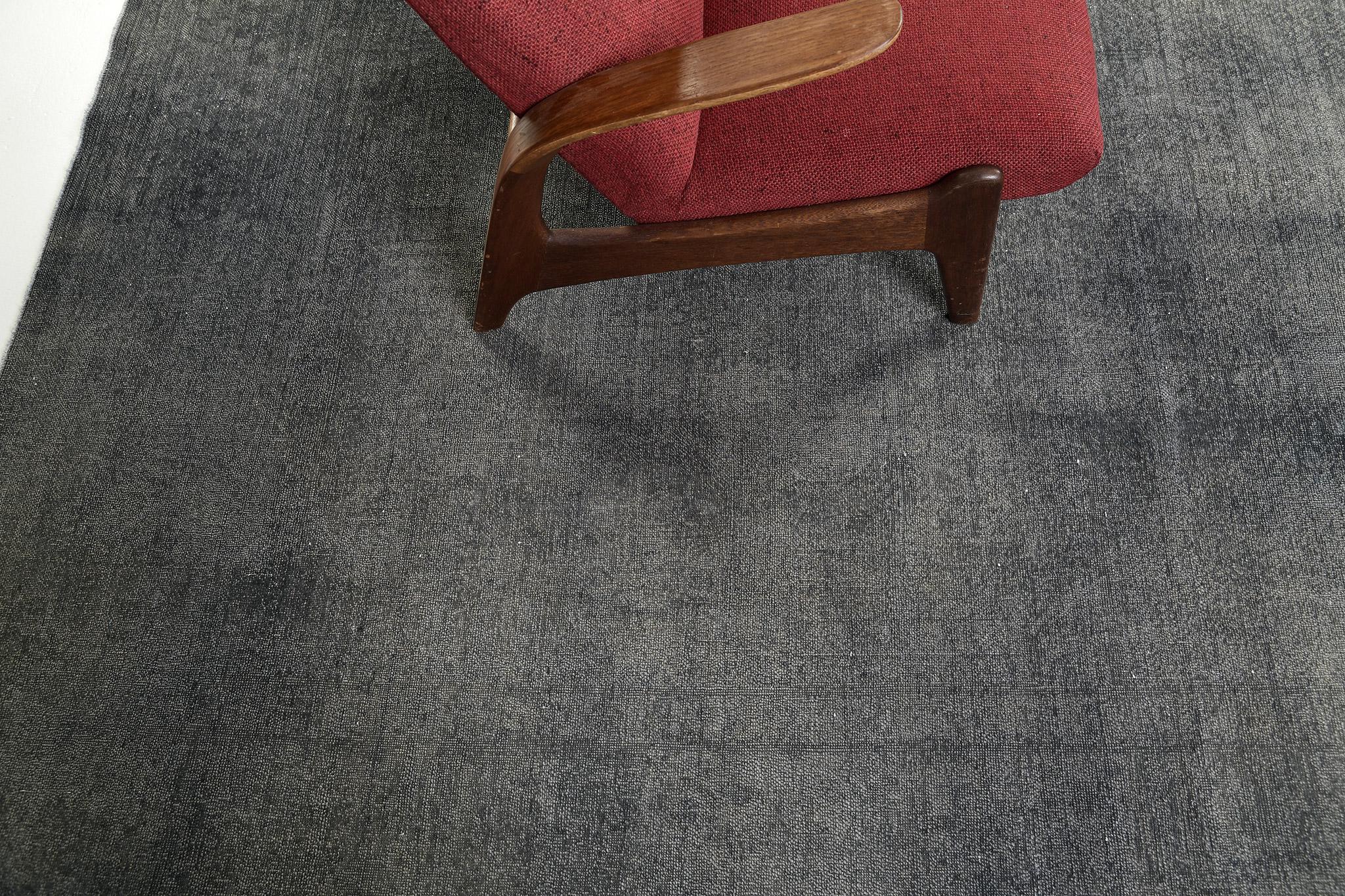 Hand-Knotted Overdyed Vintage Style Mamluk Revival Rug For Sale