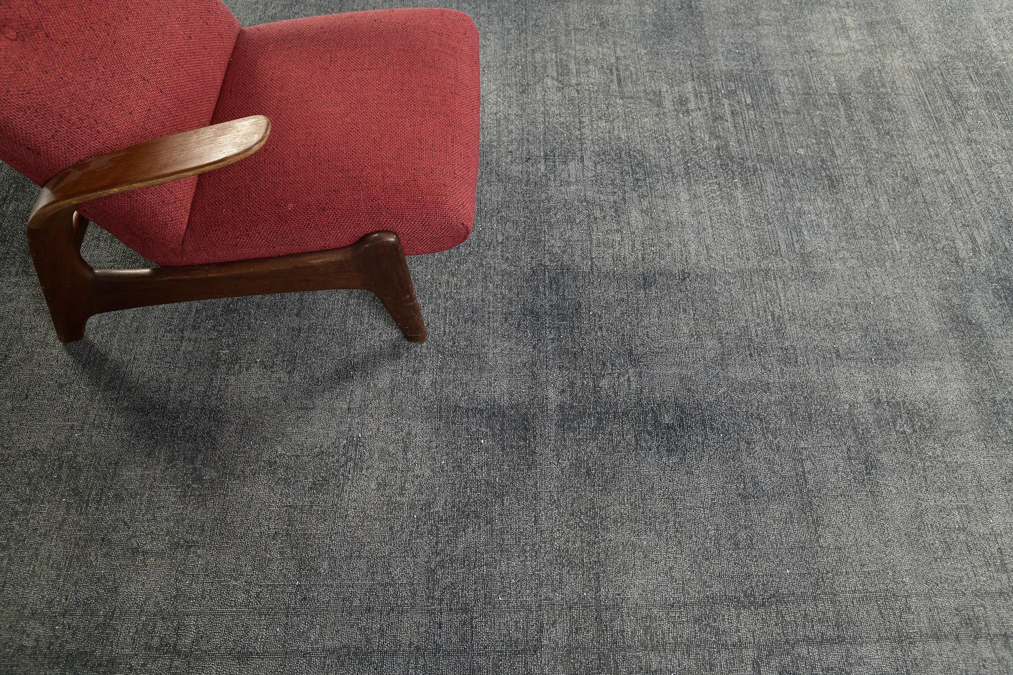 Overdyed Vintage Style Mamluk Revival Rug In New Condition For Sale In WEST HOLLYWOOD, CA