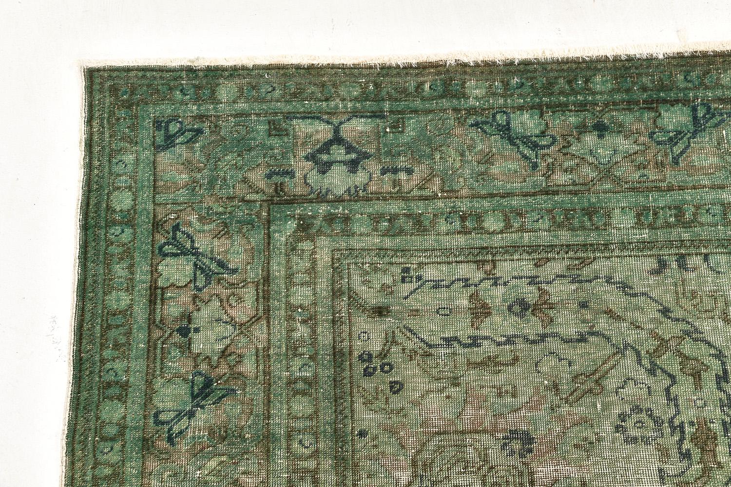 Overdyed Vintage Style Rug For Sale 5