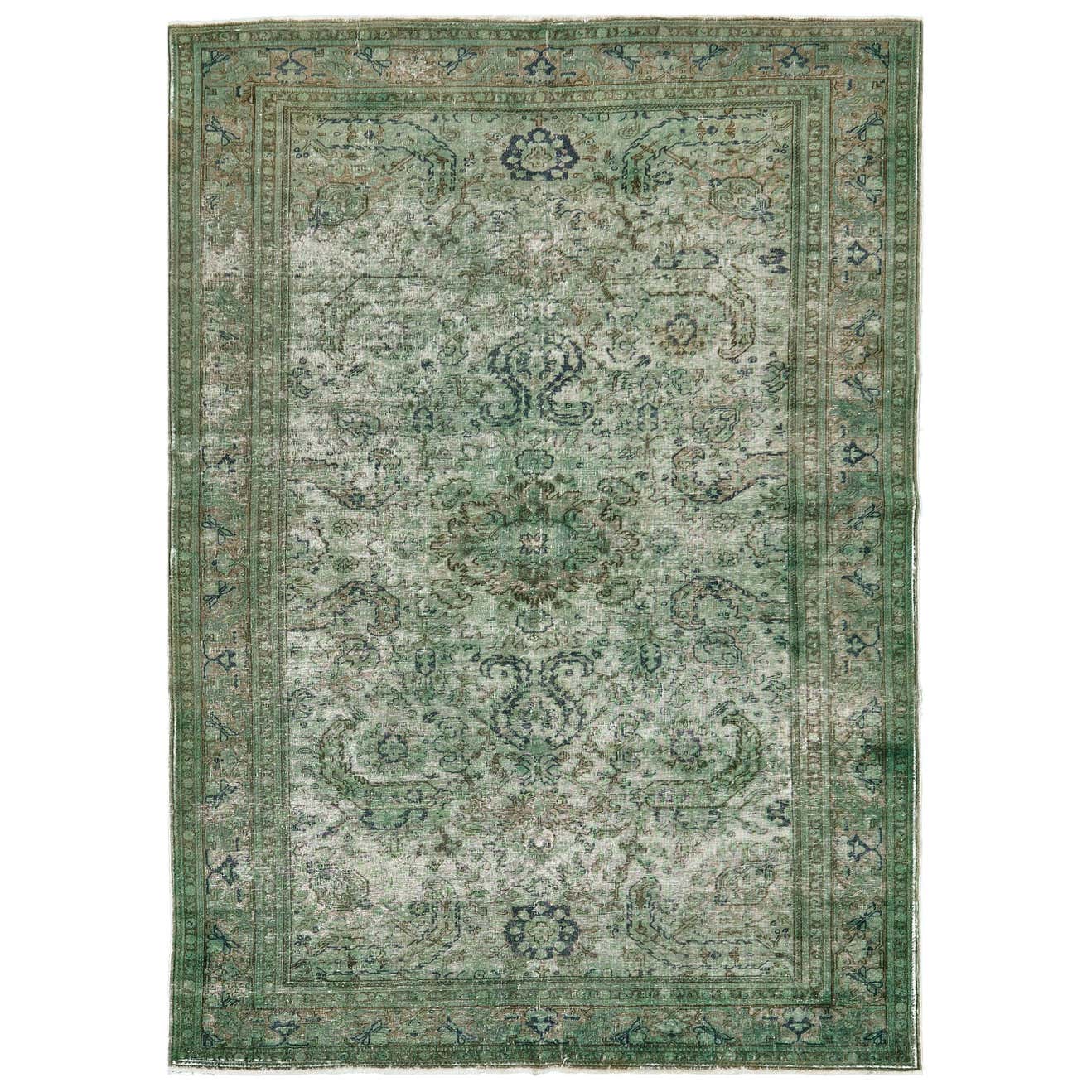 Overdyed Vintage Style Rug For Sale at 1stDibs