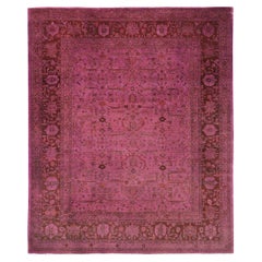Übergefärbter Teppich im Vintage-Stil