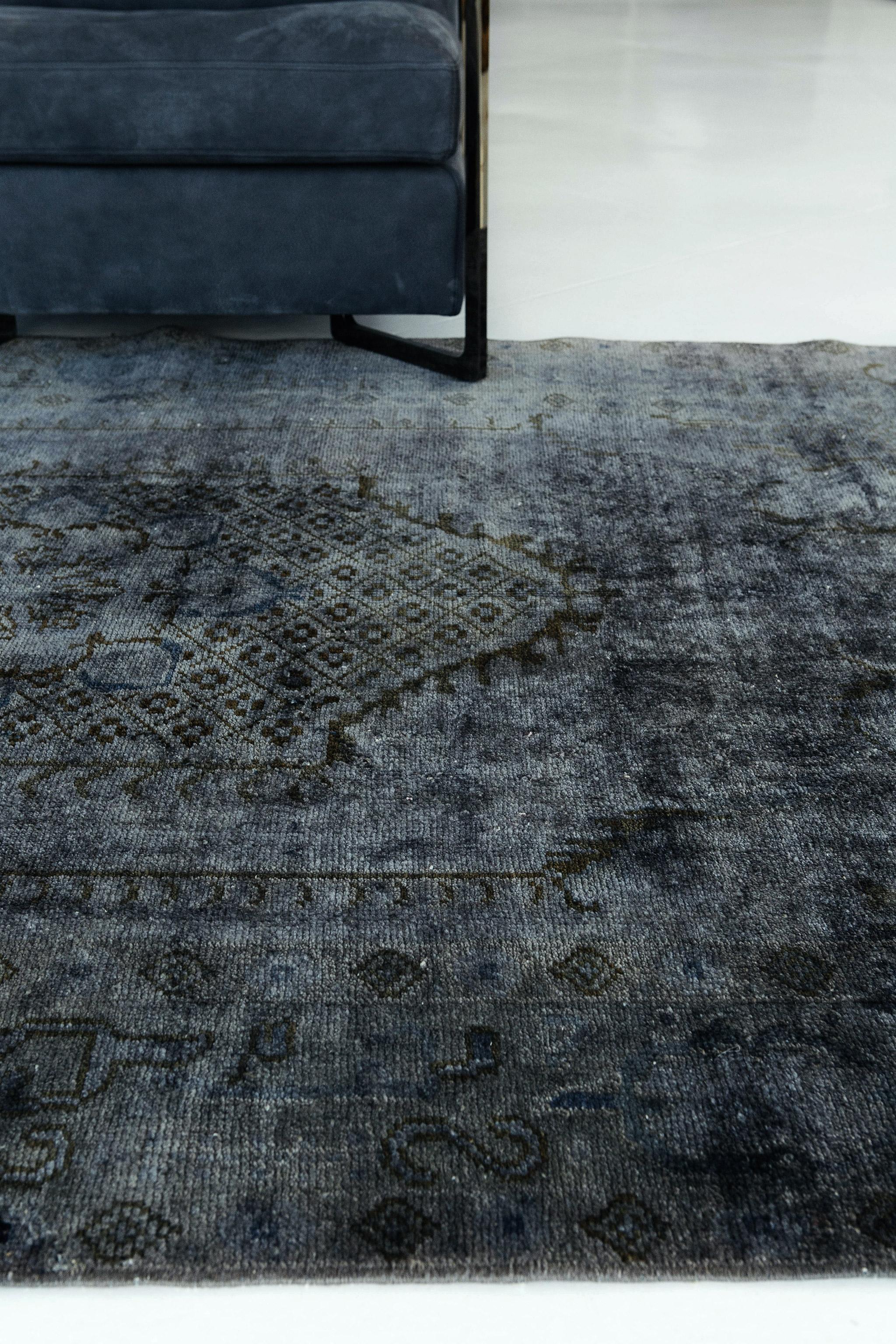 Alfombra Anatolia Turca Vintage Sobreteñida Anudado a mano en venta