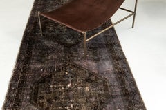 Overdyed Vintage Turkish Anatolian Runner