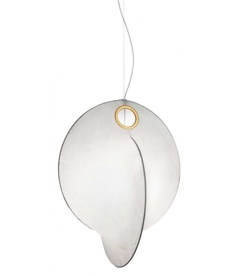 Overlap pendant S2 light by Michel Anastassiadess, Flos, Michael Anastassiades. Overlap, a contemporary pendant lamp by Flos, is Michael Anastassiades’ tribute to the distinct cocoon wrapping technique that the Italian designer lighting company has