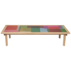 Overlapping Color Blocks Coffee Table by DANAD Design