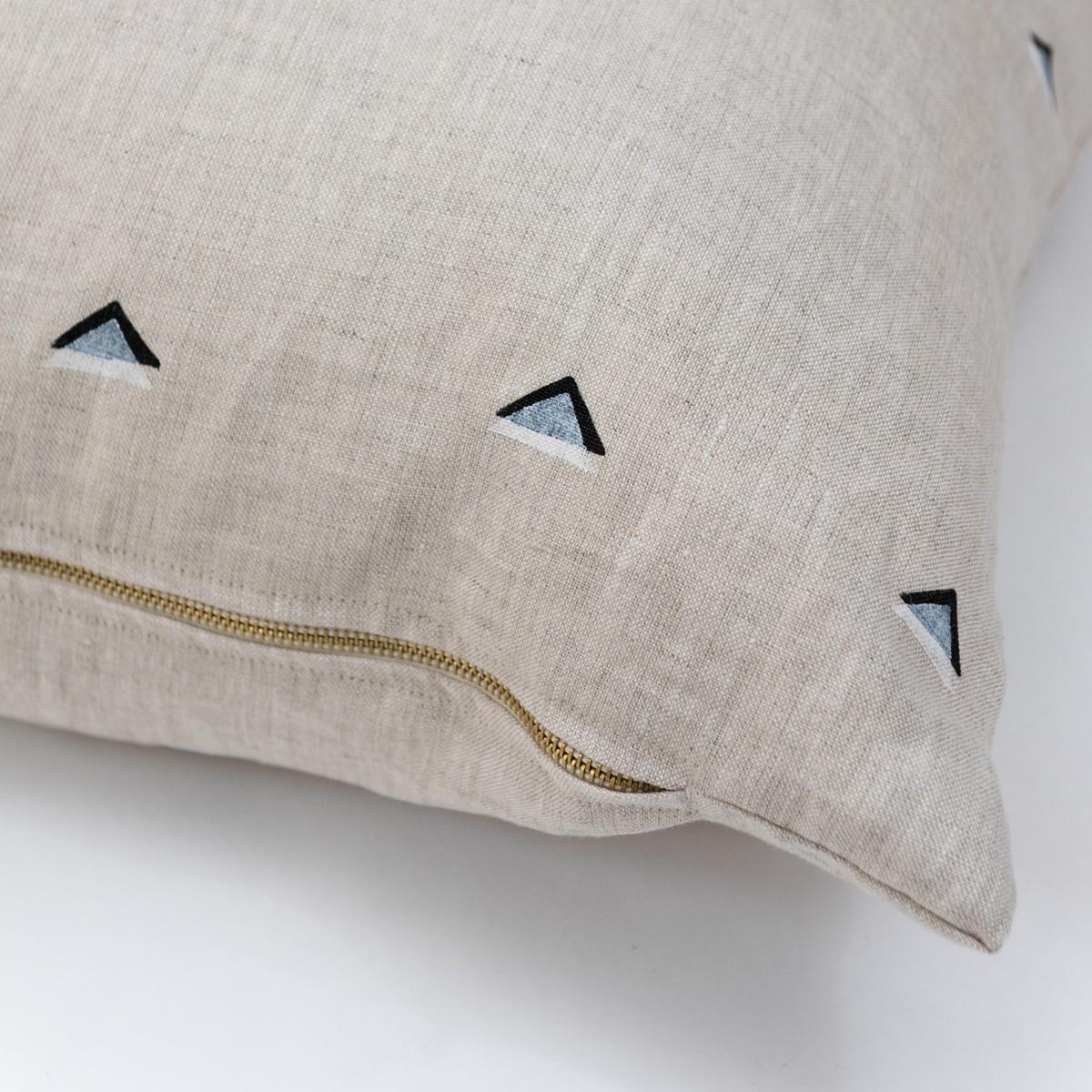American Overlapping Triangles Pillow 22