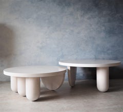 Nesting Tricolumn Coffee Tables by MSJ Furniture Studio
