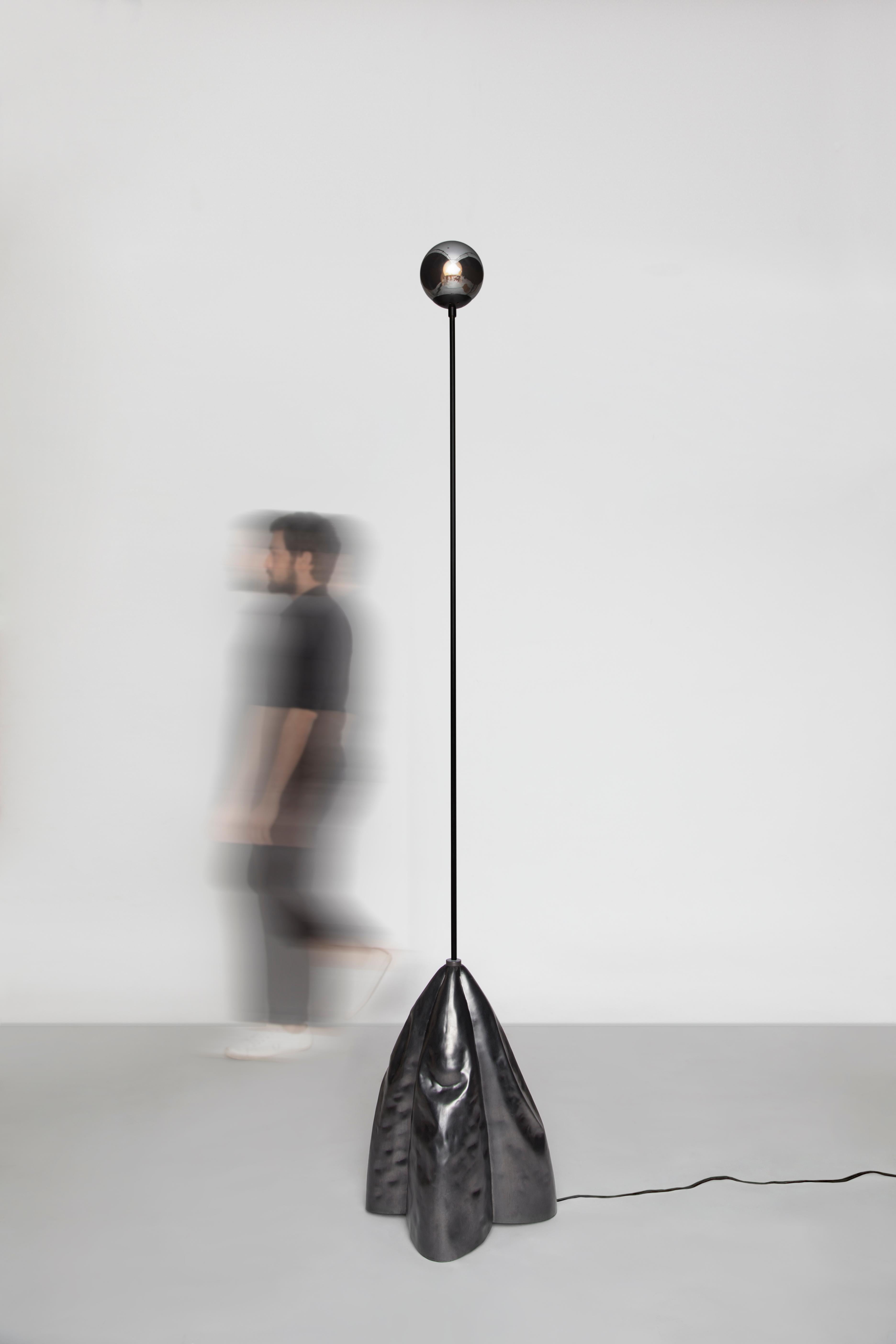 Modern Overlay II Sculpted Floor Lamp by Paul Matter