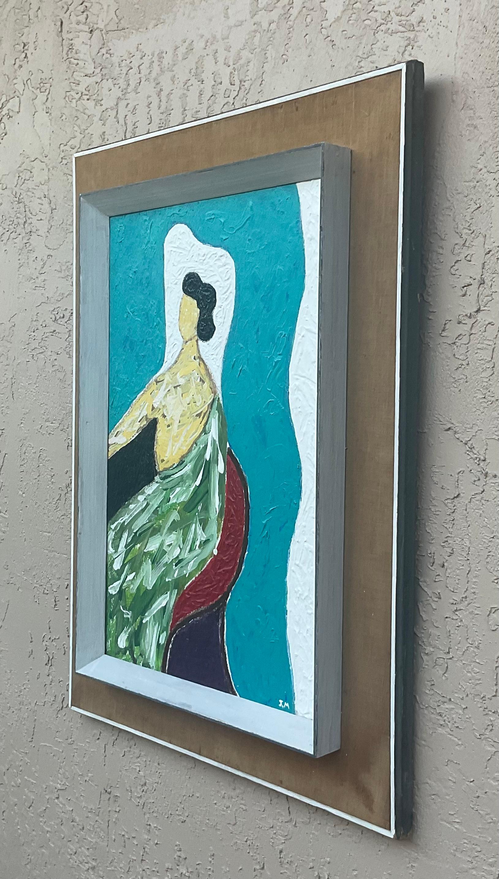 Contemporary ‘Overlooking Sitting Woman, by Joseph Malekan For Sale