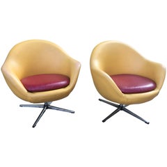 Vintage Overman Swivel Chairs