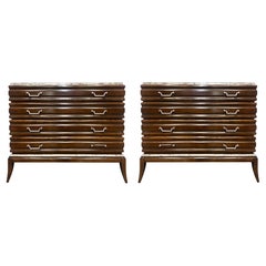 Over-scale Commodes Chests of Drawers in Tommi Parzinger Style, Pair