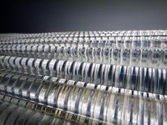 Overscale Laudarte Srl, Italy,  Murano Glass Sconces with Nickel Finish, Pair