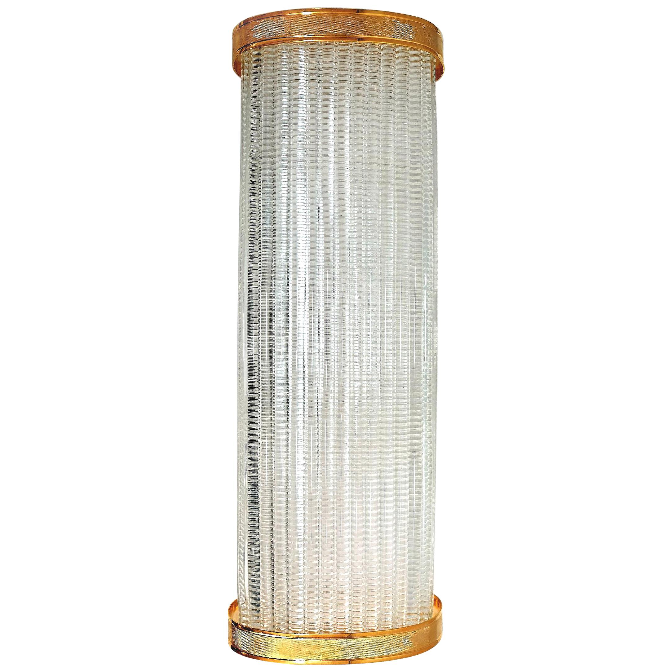 Laudarte Srl Murano-Glas-Leuchte mit vergoldeten Verzierungen in Übergröße