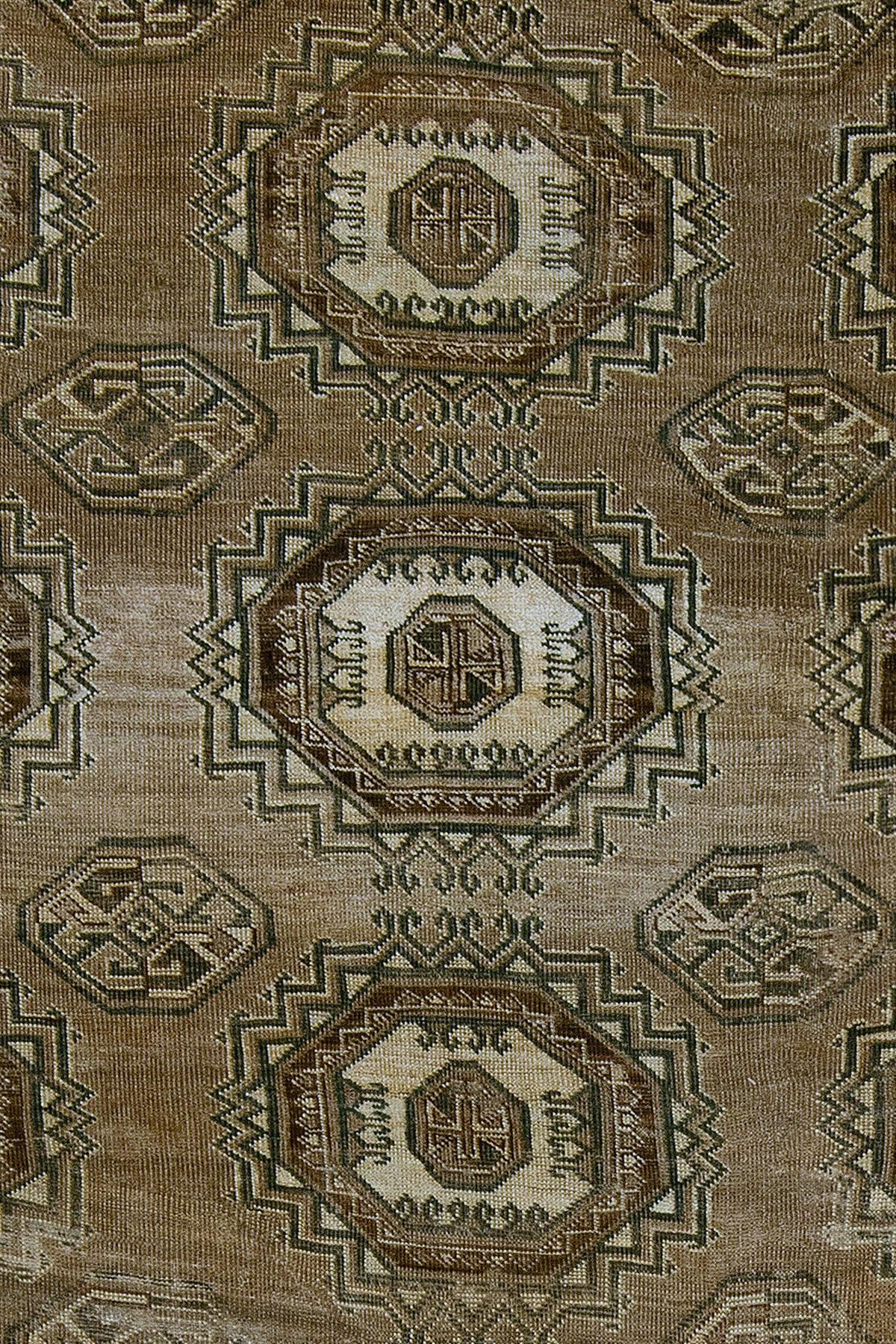 Hand-Knotted Zabihi Collection Tribal Oversize Antique Ersari Carpet For Sale