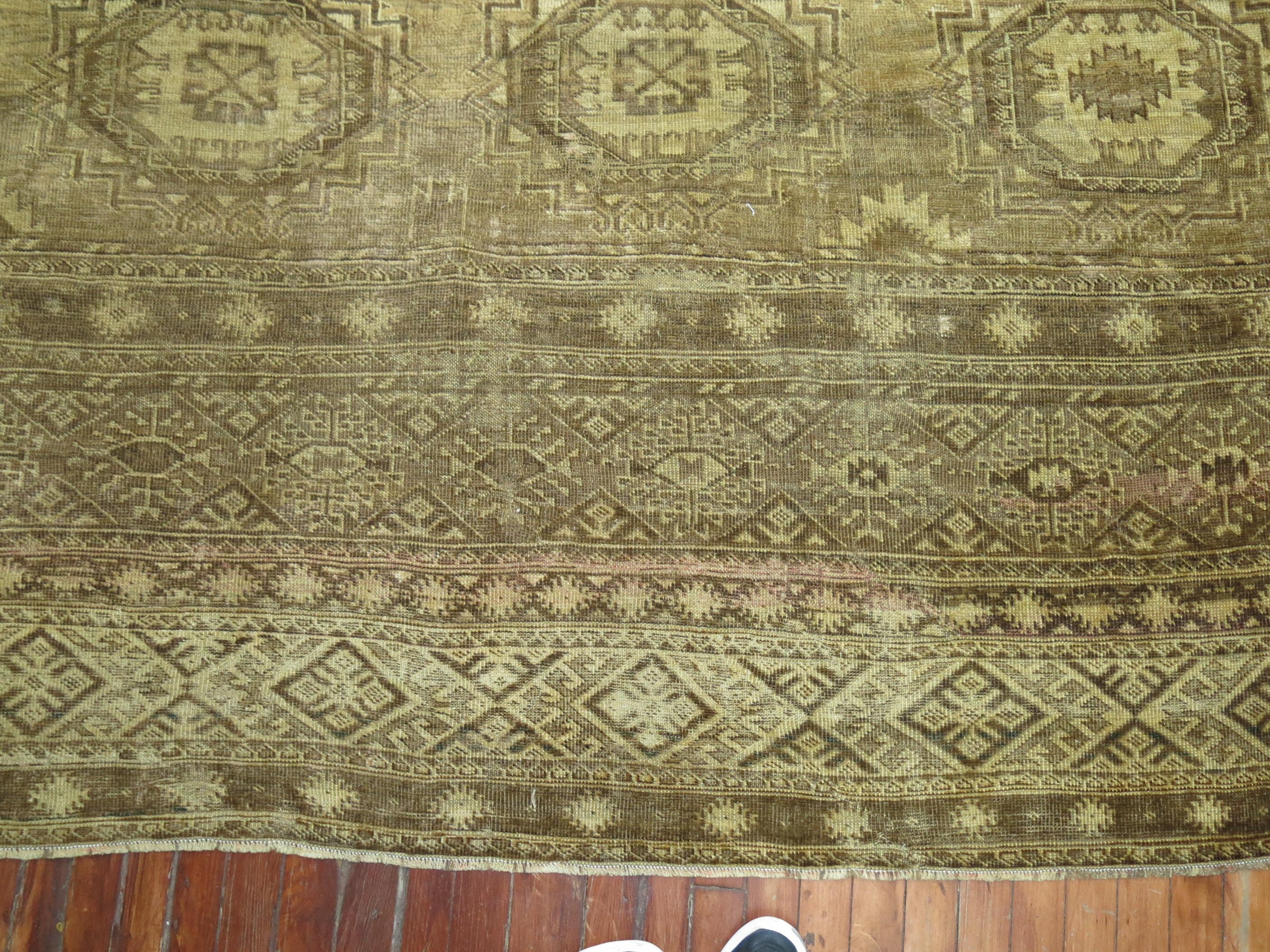 Tribal Oversize Antique Ersari Carpet For Sale 3