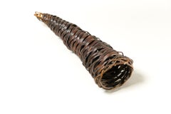 Oversize Antique Japanese Hanging Flower Basket