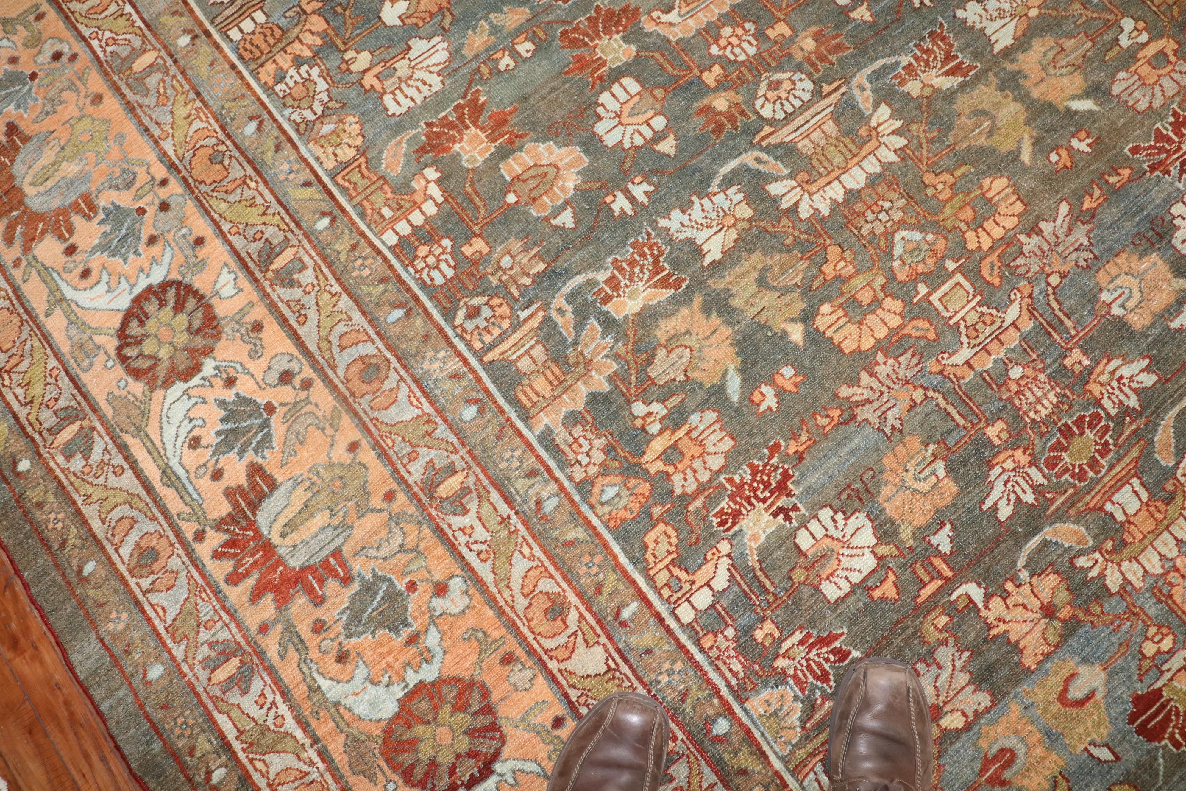 Wool Oversize Antique Malayer Rug For Sale
