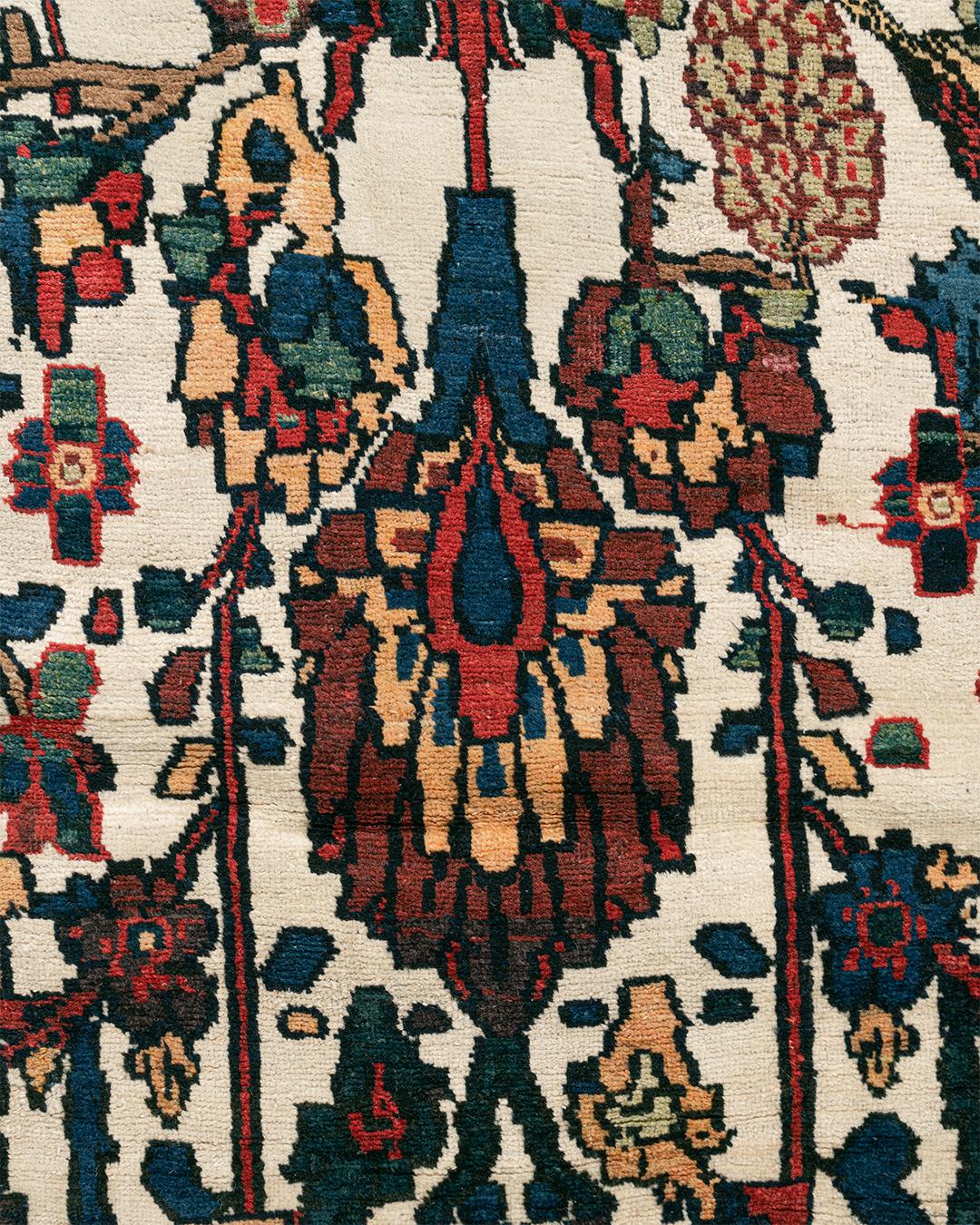 Oversize Antique Persian Baktiari Rug, circa 1890  12' x 18'10 For Sale 1