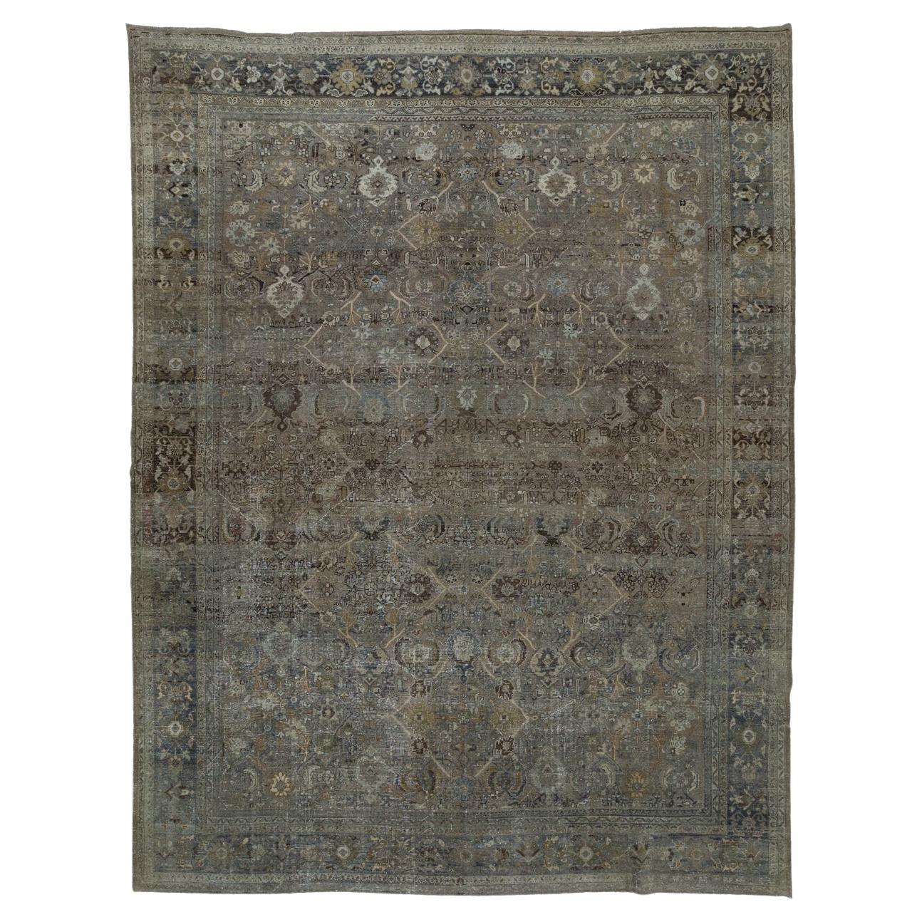 Oversize Persian Mahal Rug For Sale at 1stDibs