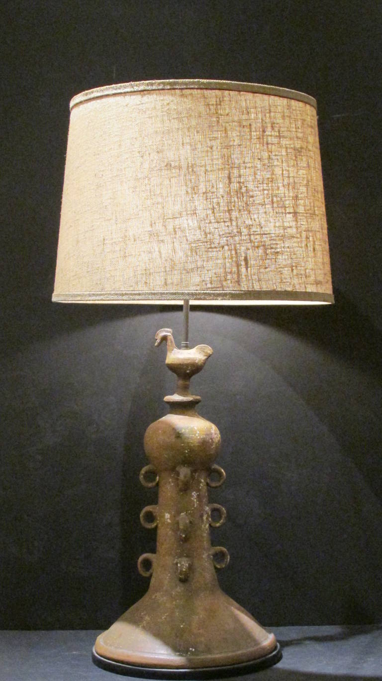 Archaistic Oversize Persian style Table Lamp after the Antique