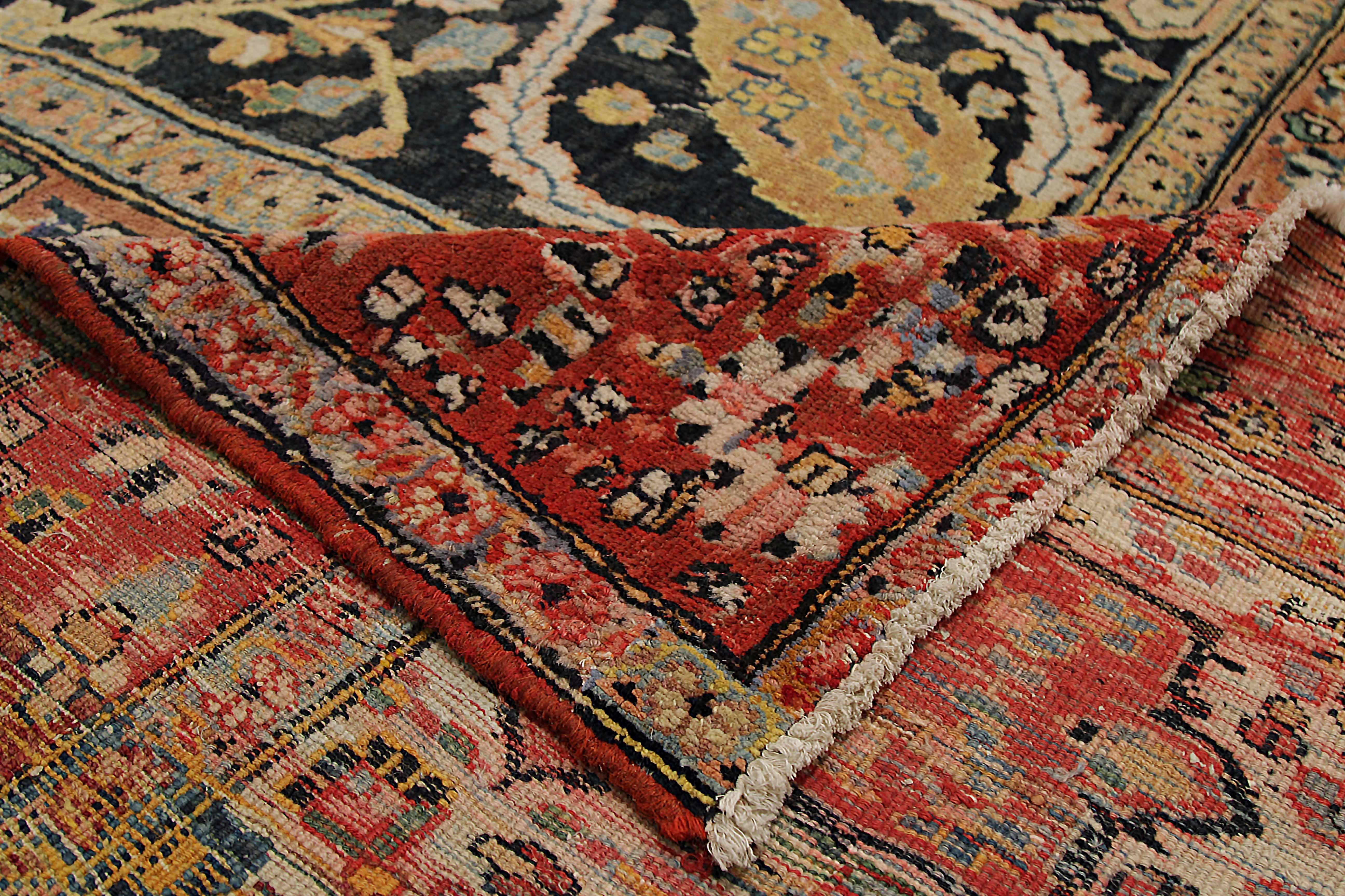 Wool Oversize Antique Tabriz Area Rug, Circa 1890s For Sale