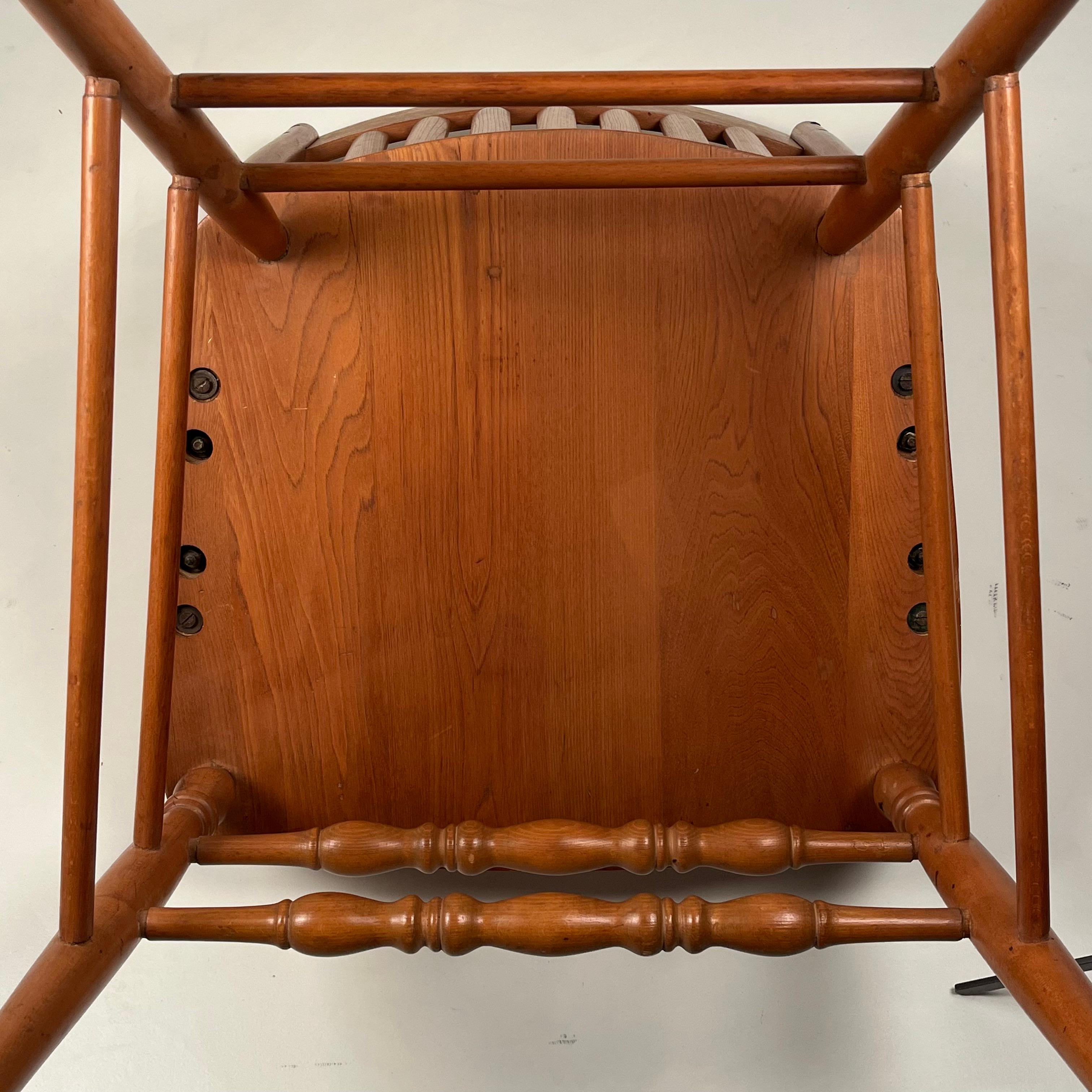 Oversize Arts & Crafts Carved Oak Armchair For Sale 2