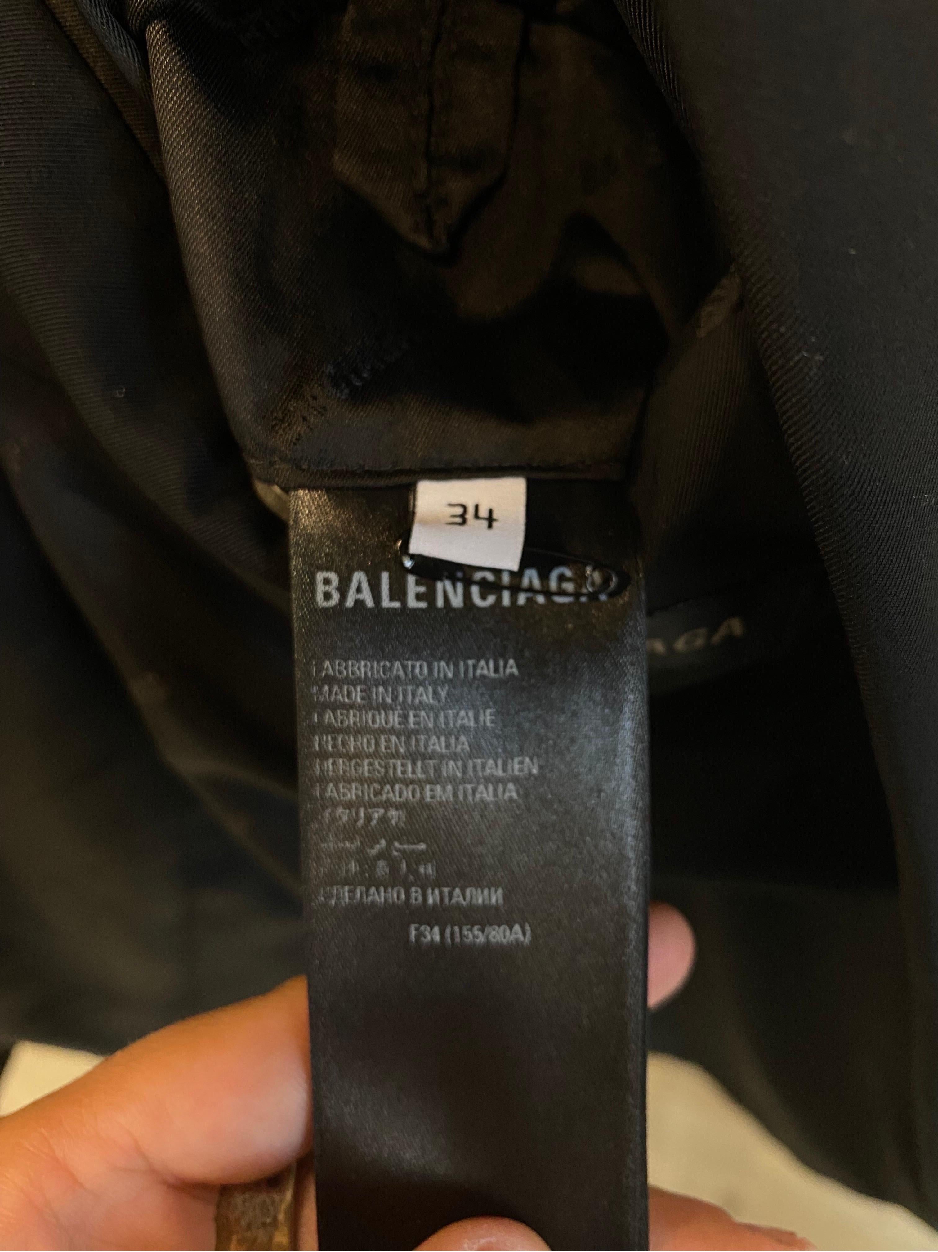 Blazer oversize noir Balenciaga 6