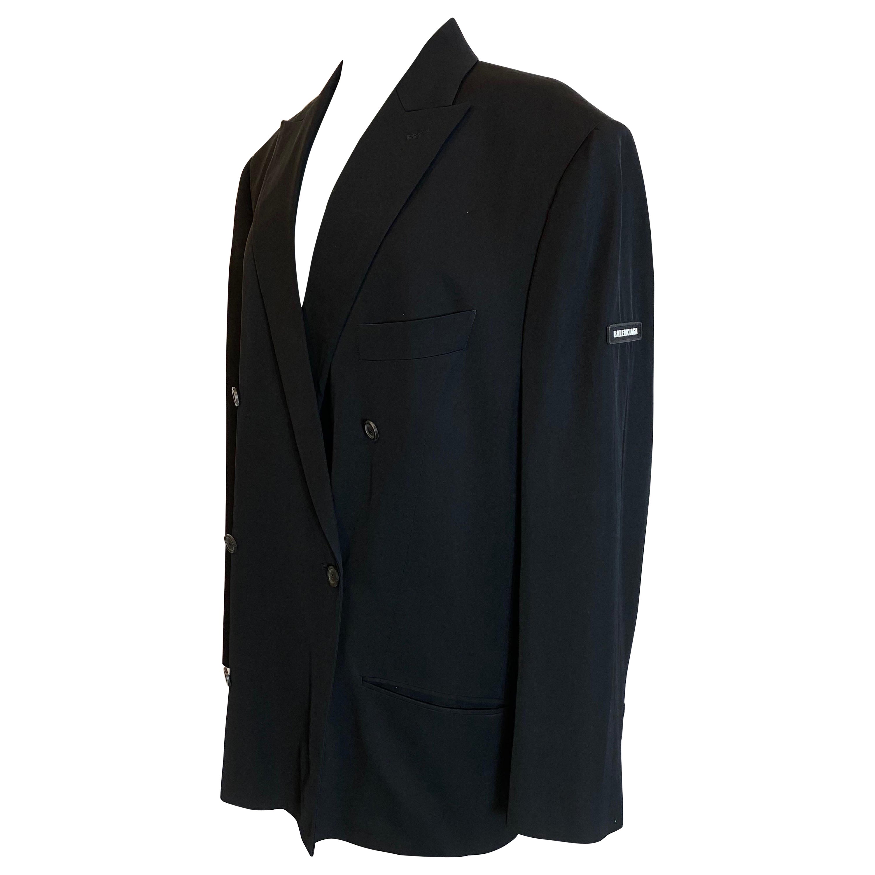Oversize black blazer Balenciaga