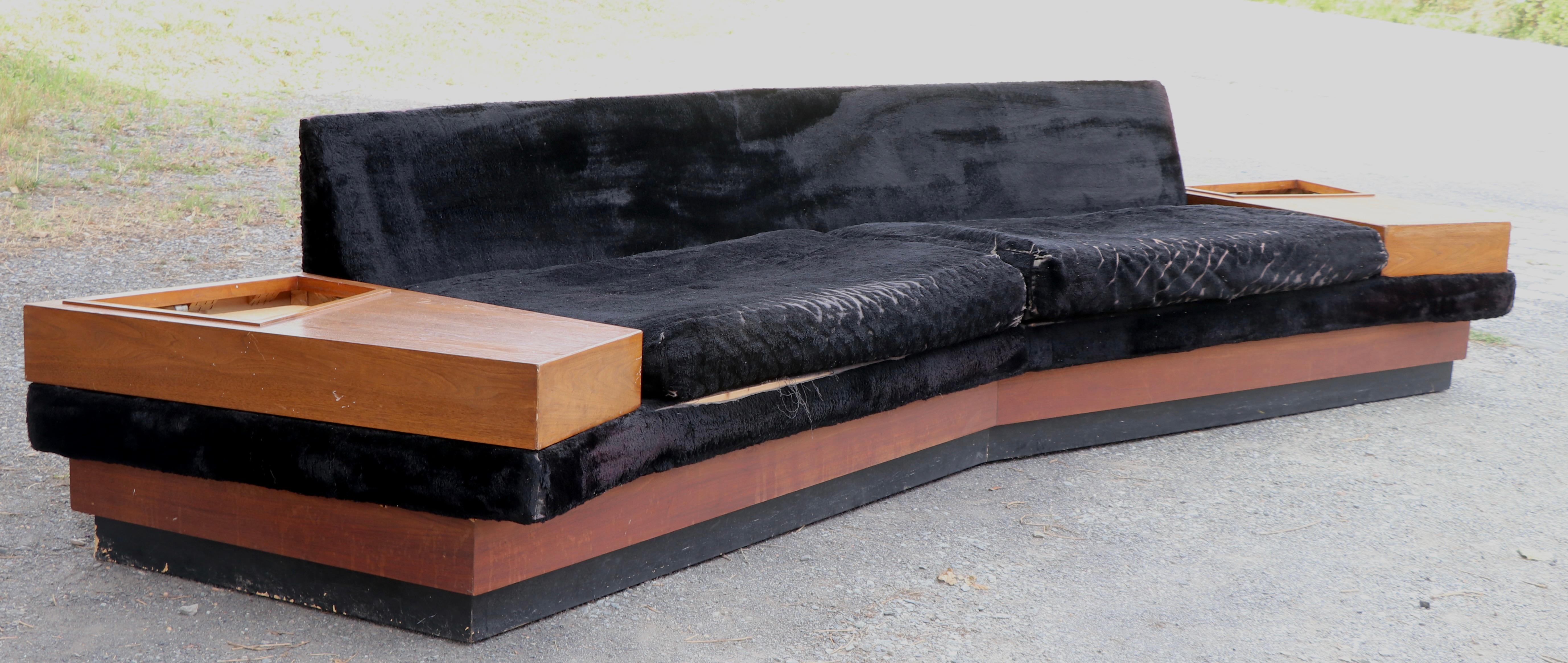 Oversize Boomerang Sofa by Adrian Pearsall 5