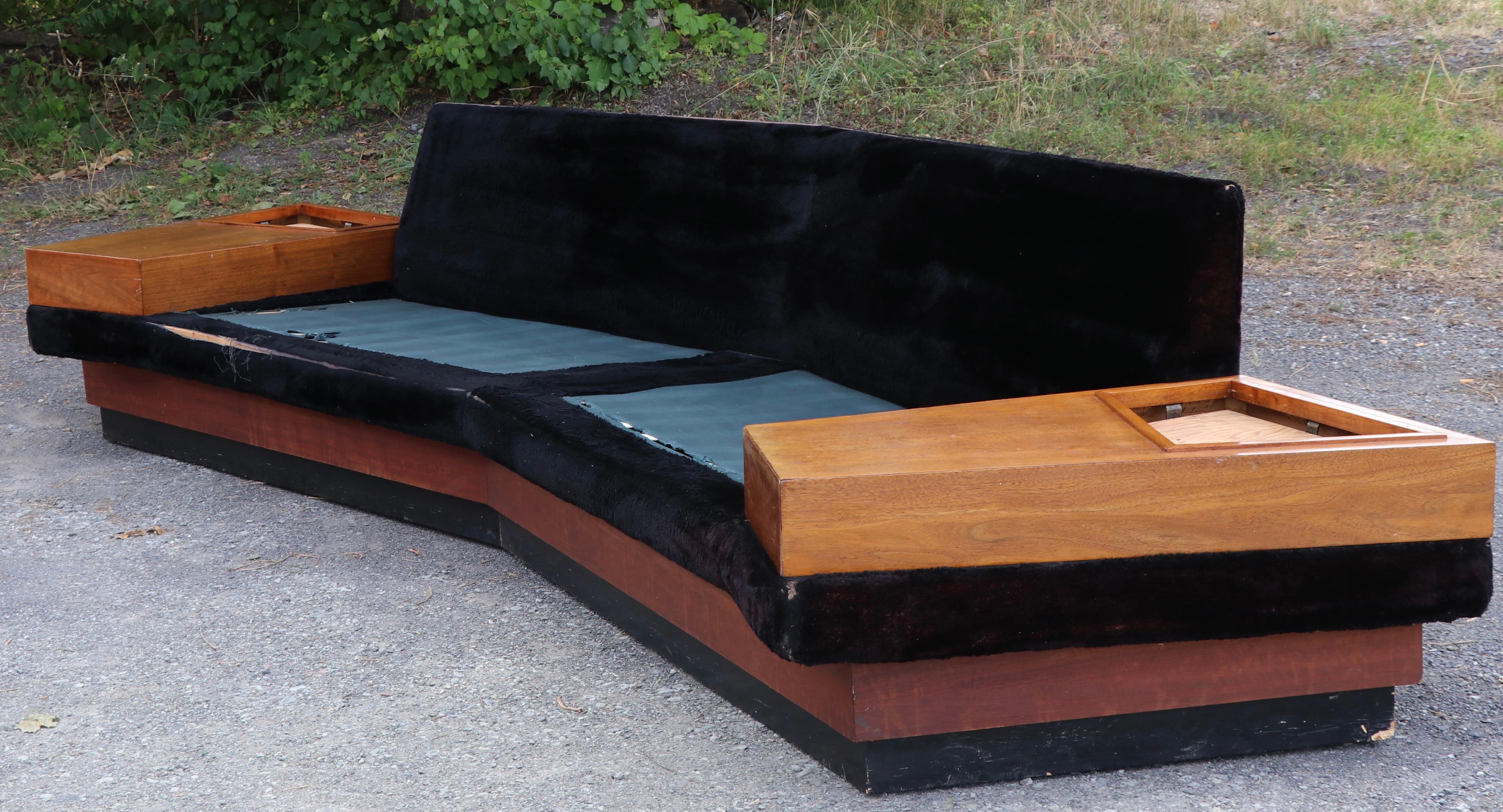 Oversize Boomerang Sofa by Adrian Pearsall 2