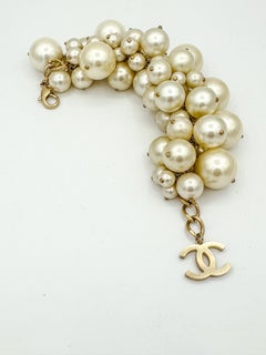 Oversize Chanel Spring 2013 Runway Pearl Cluster Bracelet