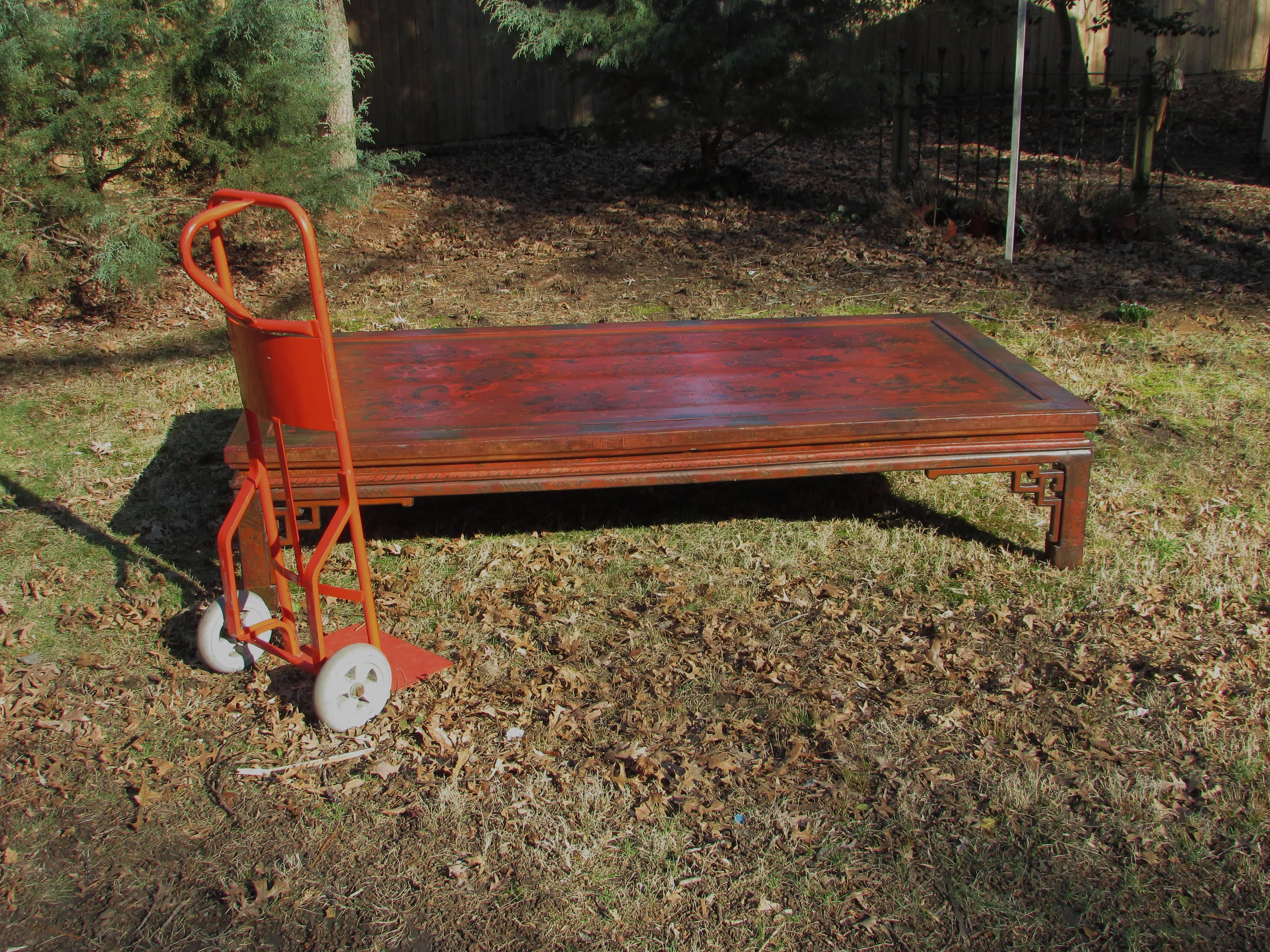 Chinese Export Oversize Chinese Low Table Coffee Table