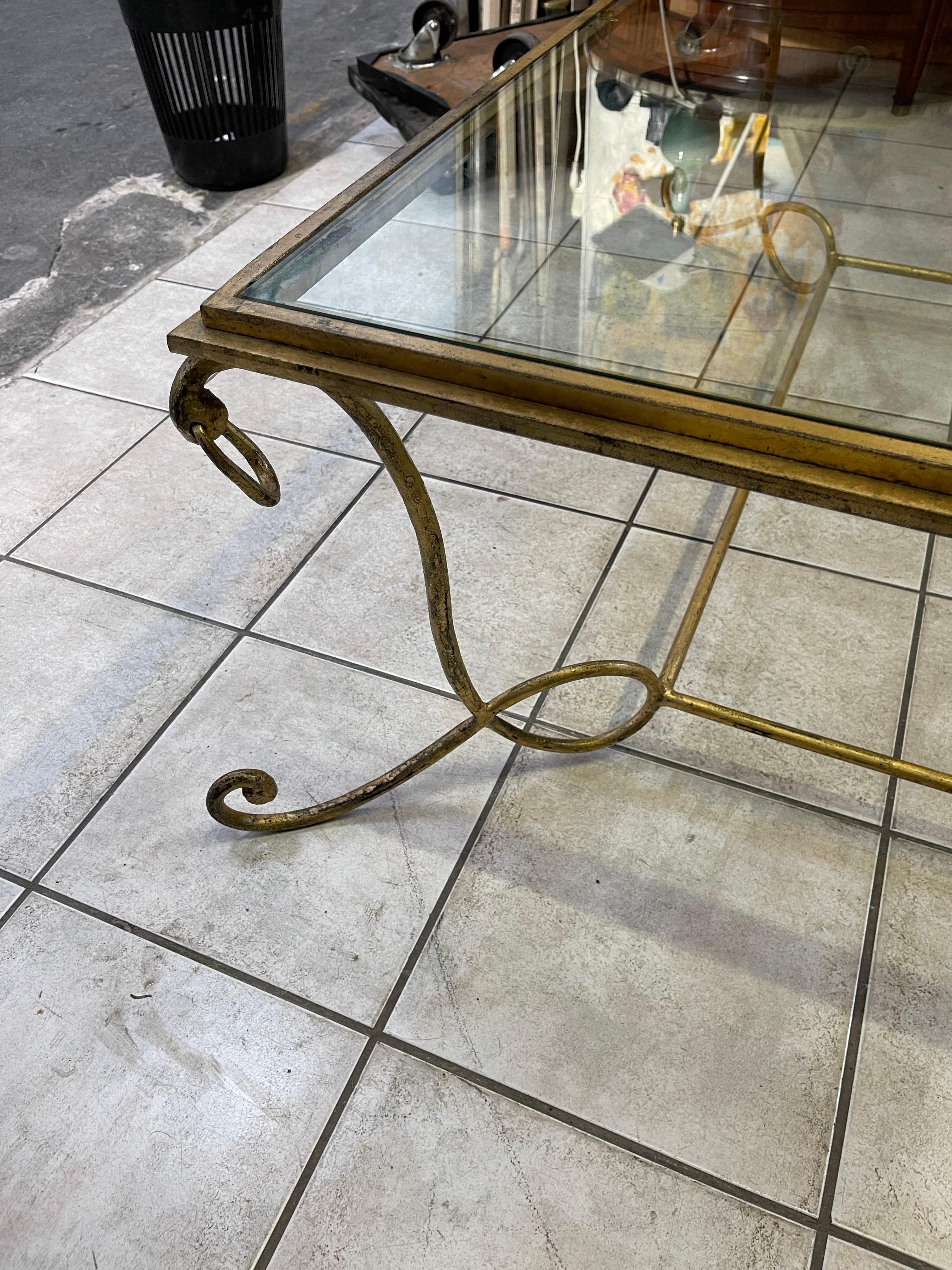 oversized glass coffee table