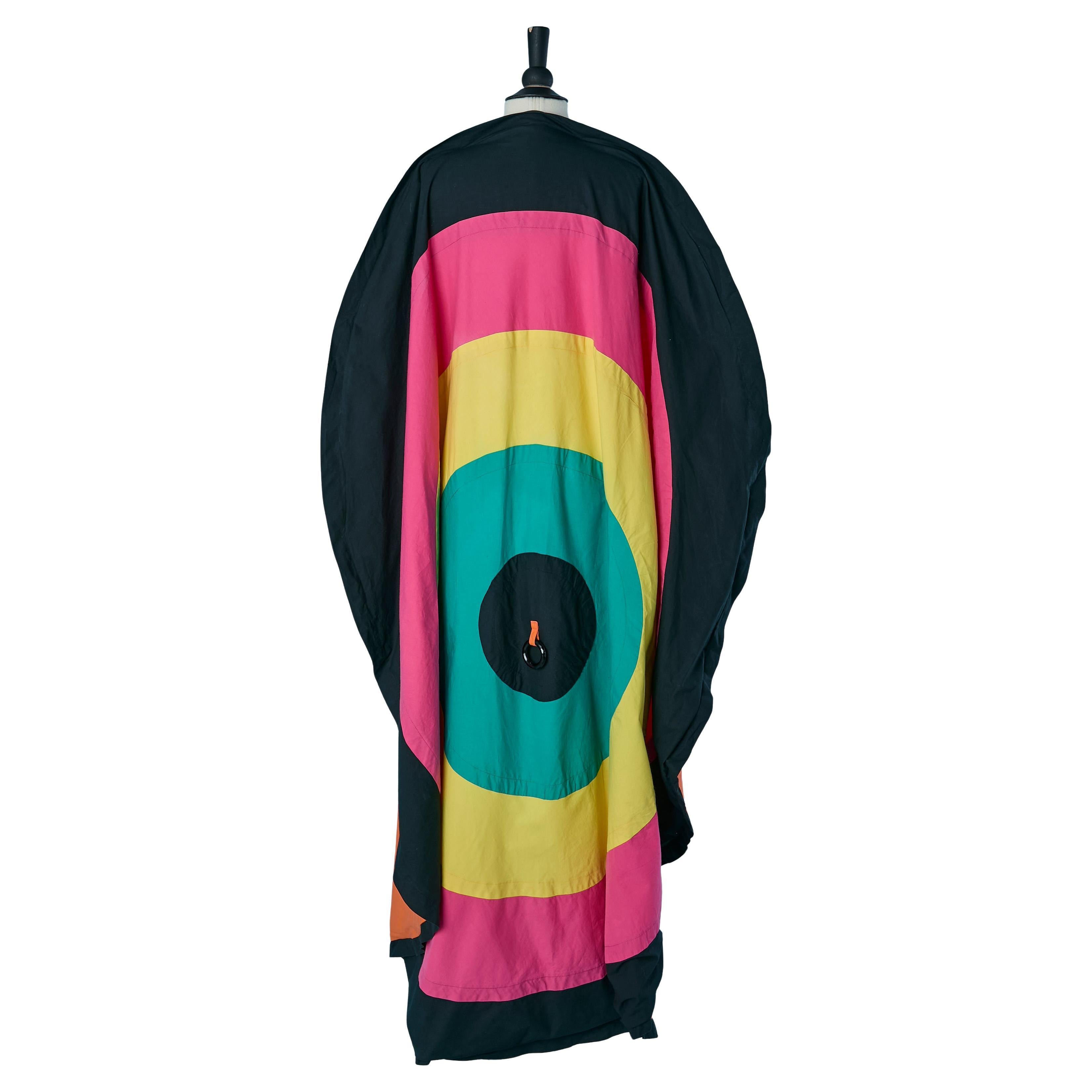 Oversize cotton "Target "coat/cape JEAN-REMY DAUMAS en vente