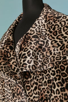 Oversize double-breasted jacket with rhinestone button ALEXANDRE VAUTHIER New