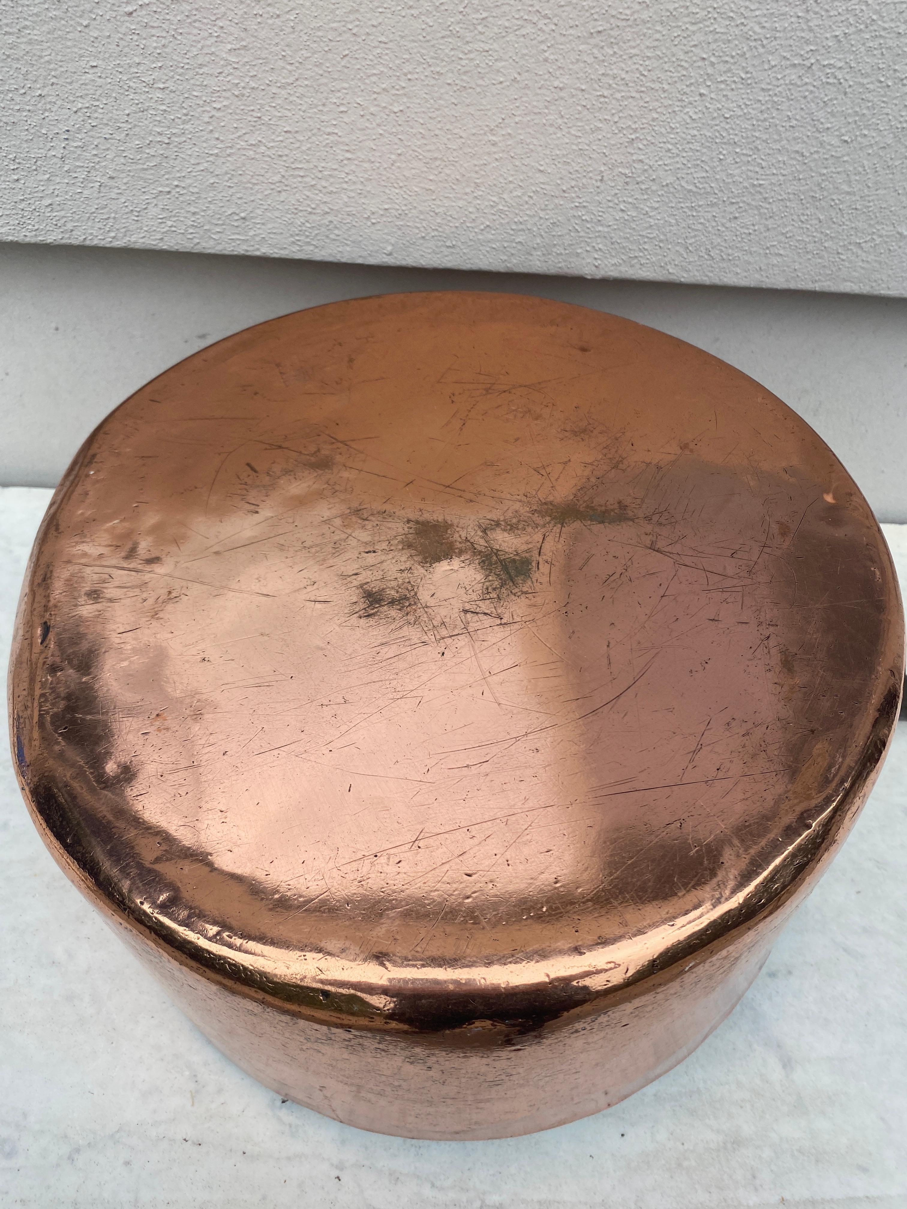 Oversize French Copper Pan Chamonix Palace For Sale 2