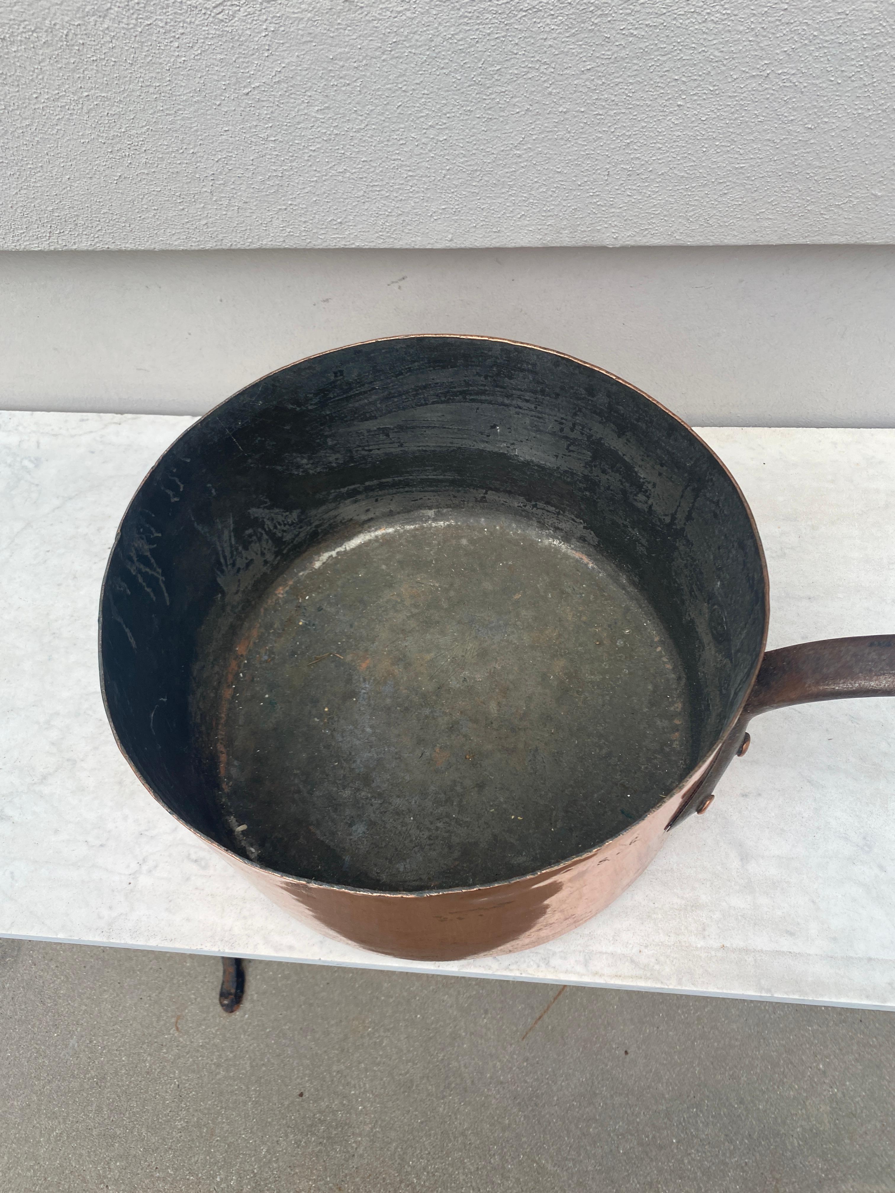 Oversize French Copper Pan Chamonix Palace For Sale 3