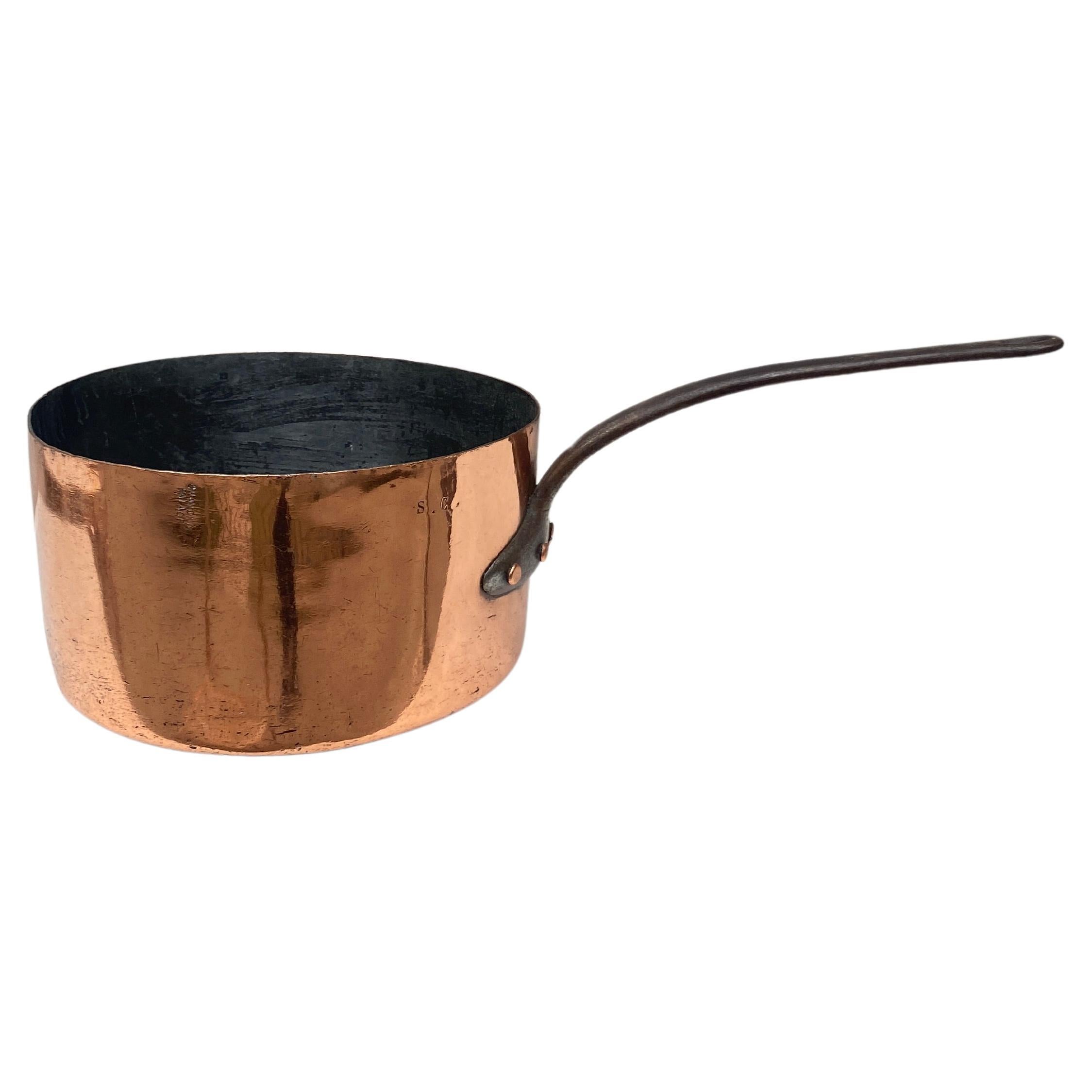 Oversize French Copper Pan Chamonix Palace For Sale