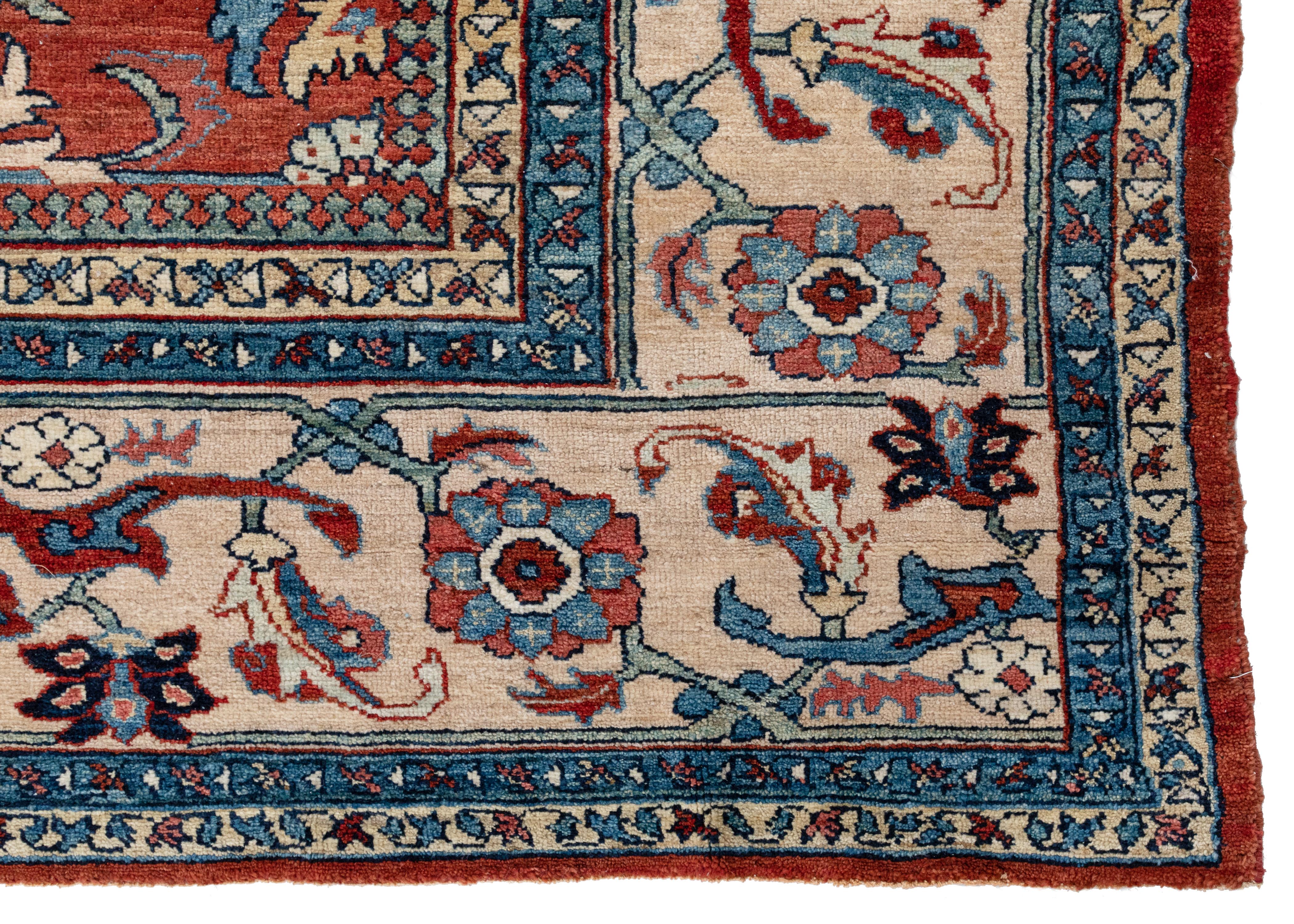 Persische Mahal-Teppiche haben sich seit dem 19. Jahrhundert einen Namen in der Knüpfkultur gemacht. Das raffinierte und eigenwillige Design dieser Schönheiten hebt sie vom Rest der Teppiche ab. Sie sind sehr dekorativ, wenn es um Ästhetik geht, und