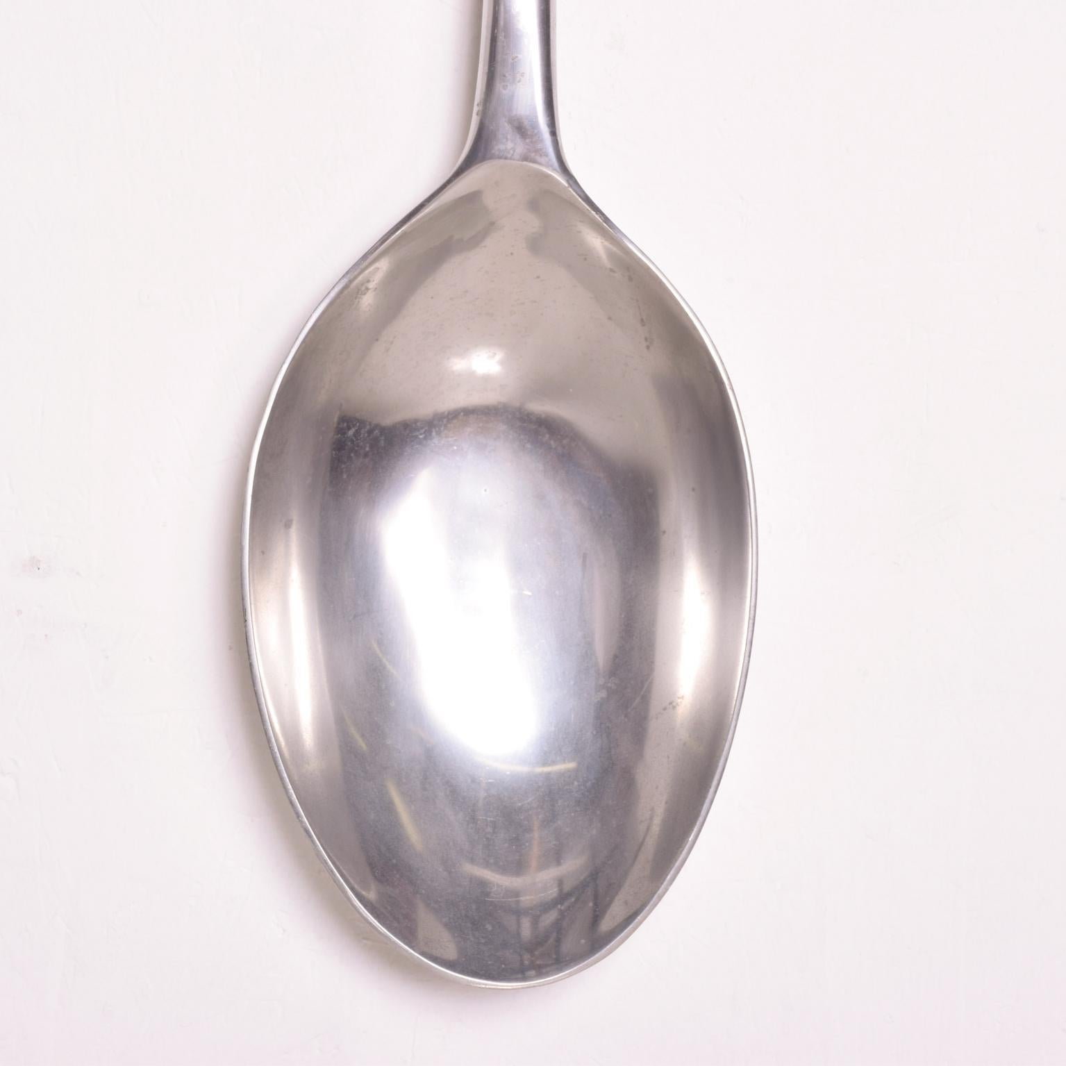 giant metal spoon