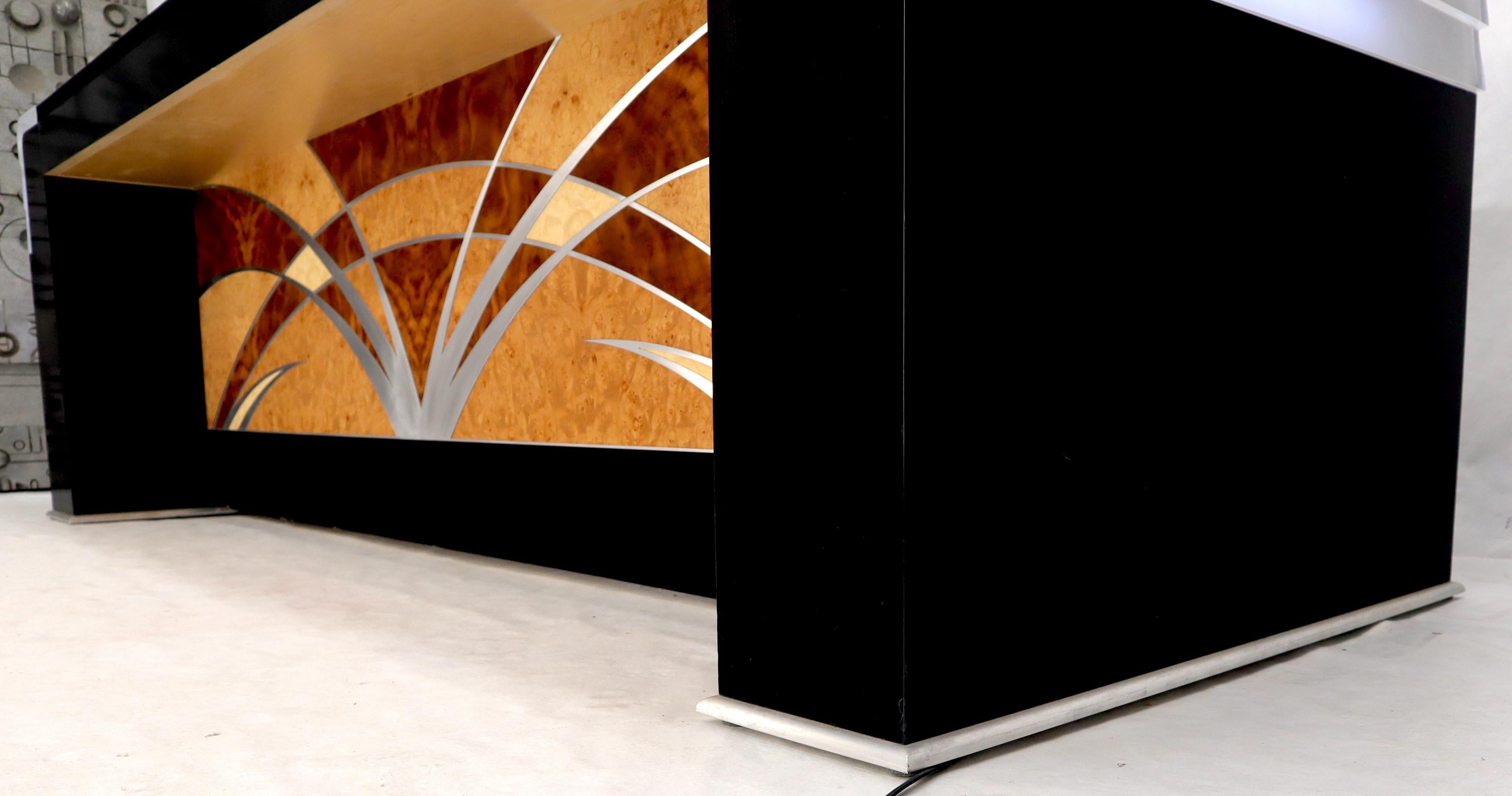 Oversize Large Important Vladimir Kagan Art Deco Executive Desk For Sale 3