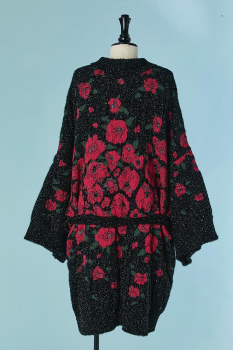 Oversize lurex jacquard cardigan with belt KENZO For Sale 2
